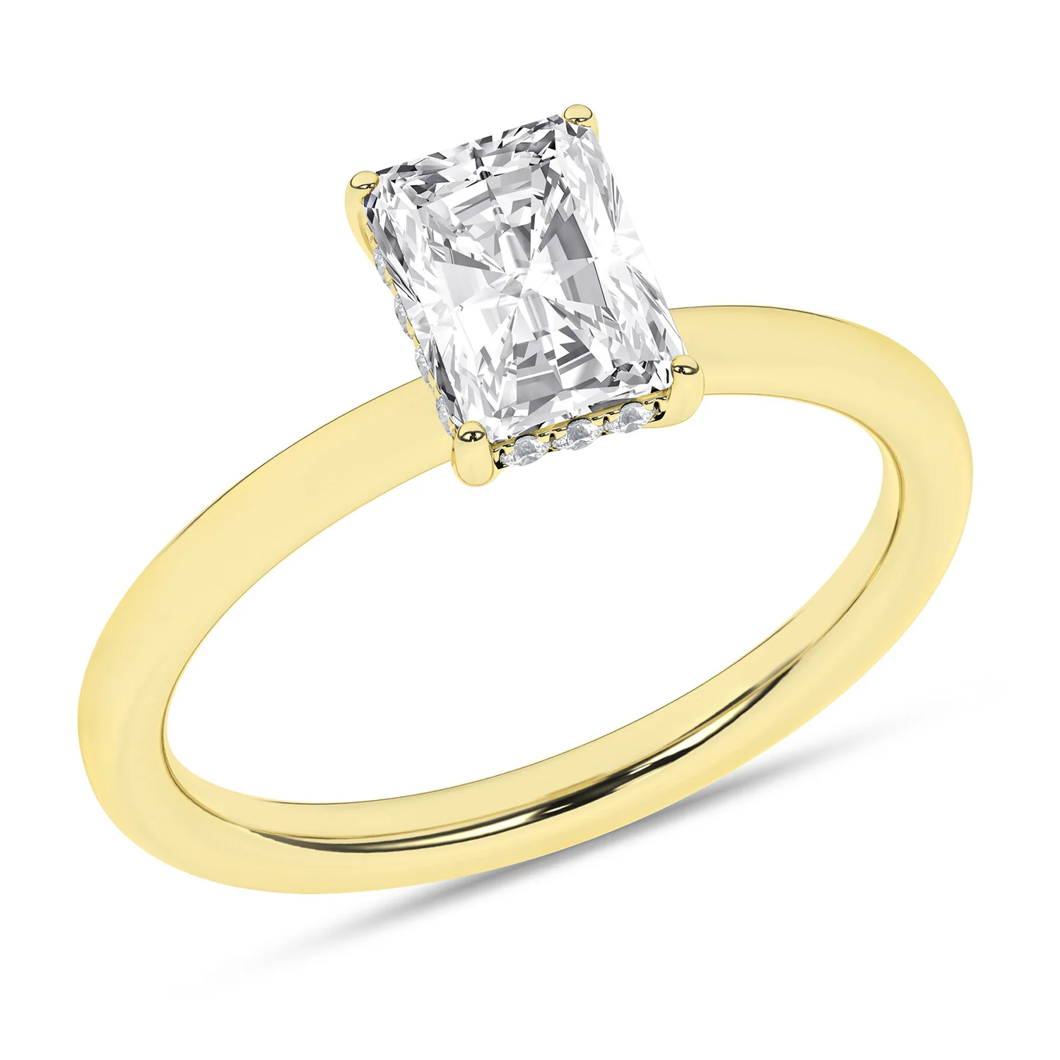 Revelation 14K Lab Grown Diamond Engagement Ring - Image 2