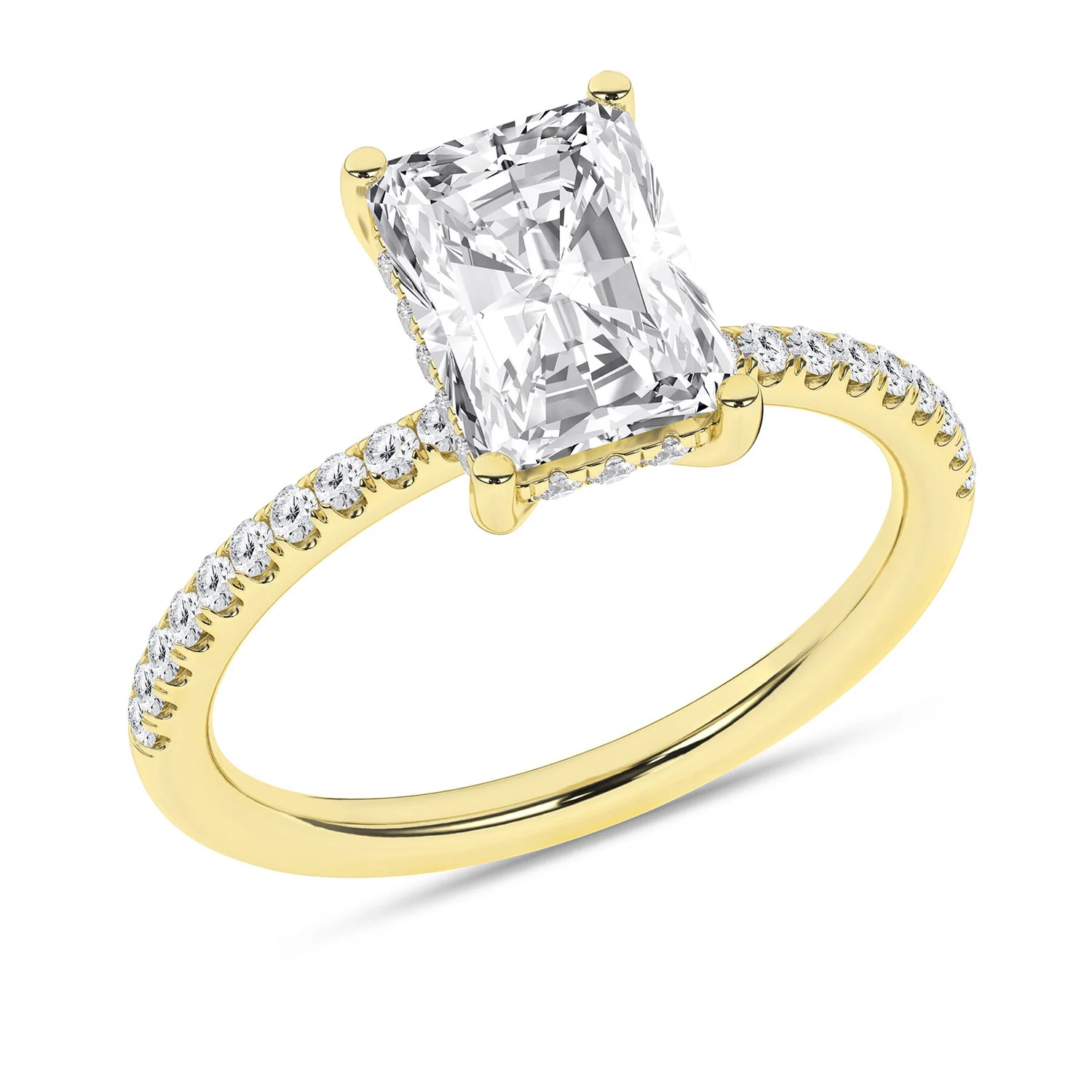Revelation 14K Lab Grown Diamond Engagement Ring - Image 2