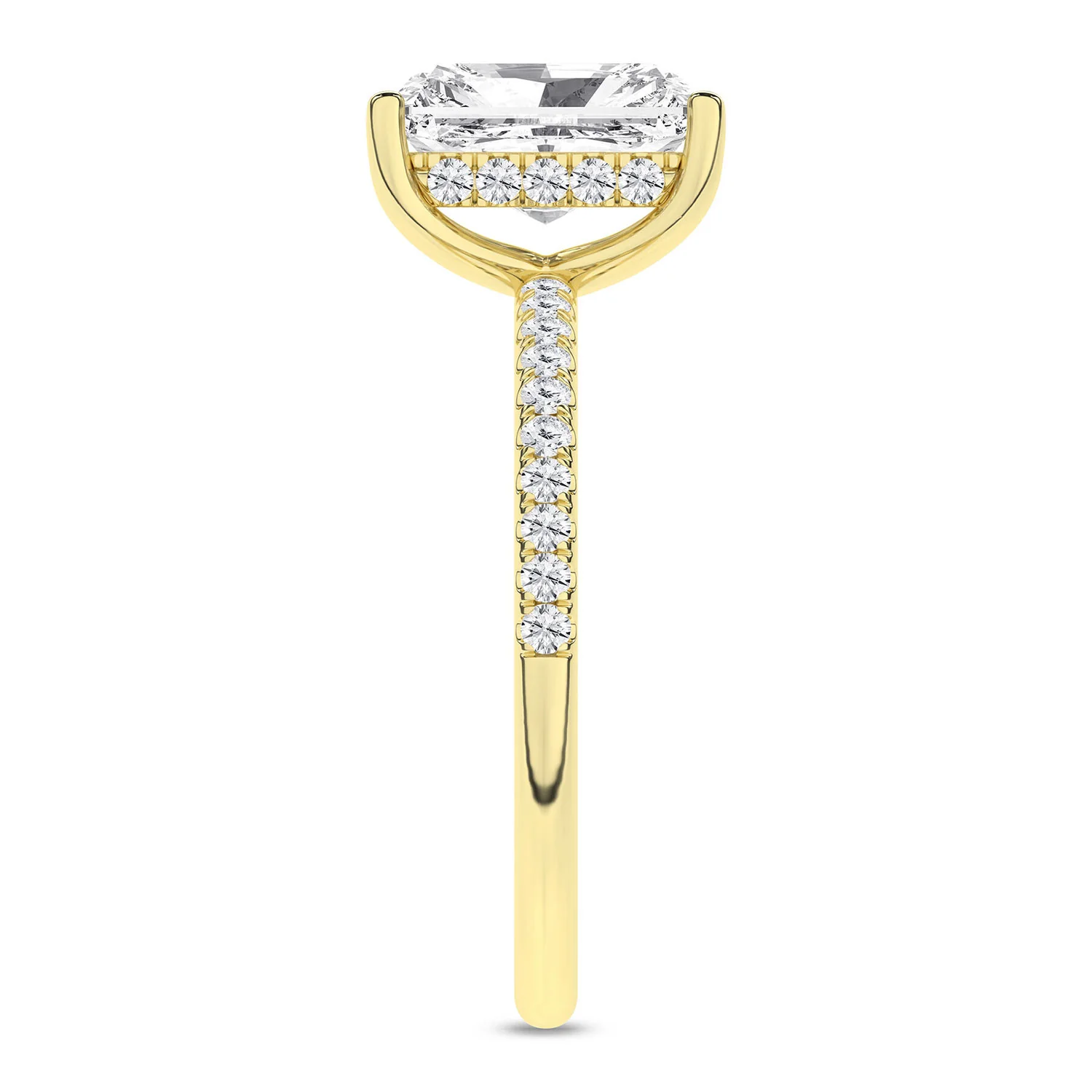 Revelation 14K Lab Grown Diamond Engagement Ring - Image 3