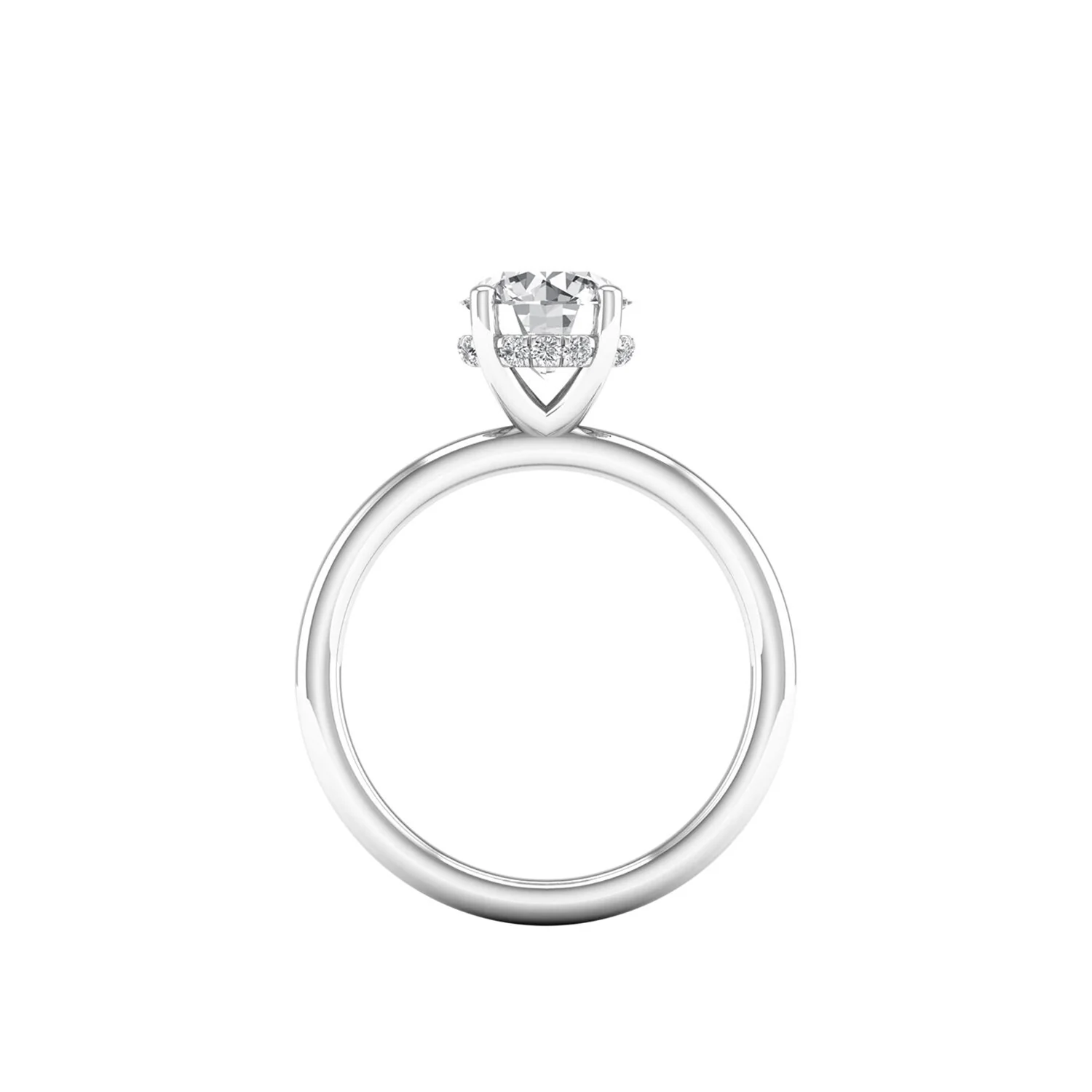 Revelation 14K Lab Grown Diamond Engagement Ring - Image 2
