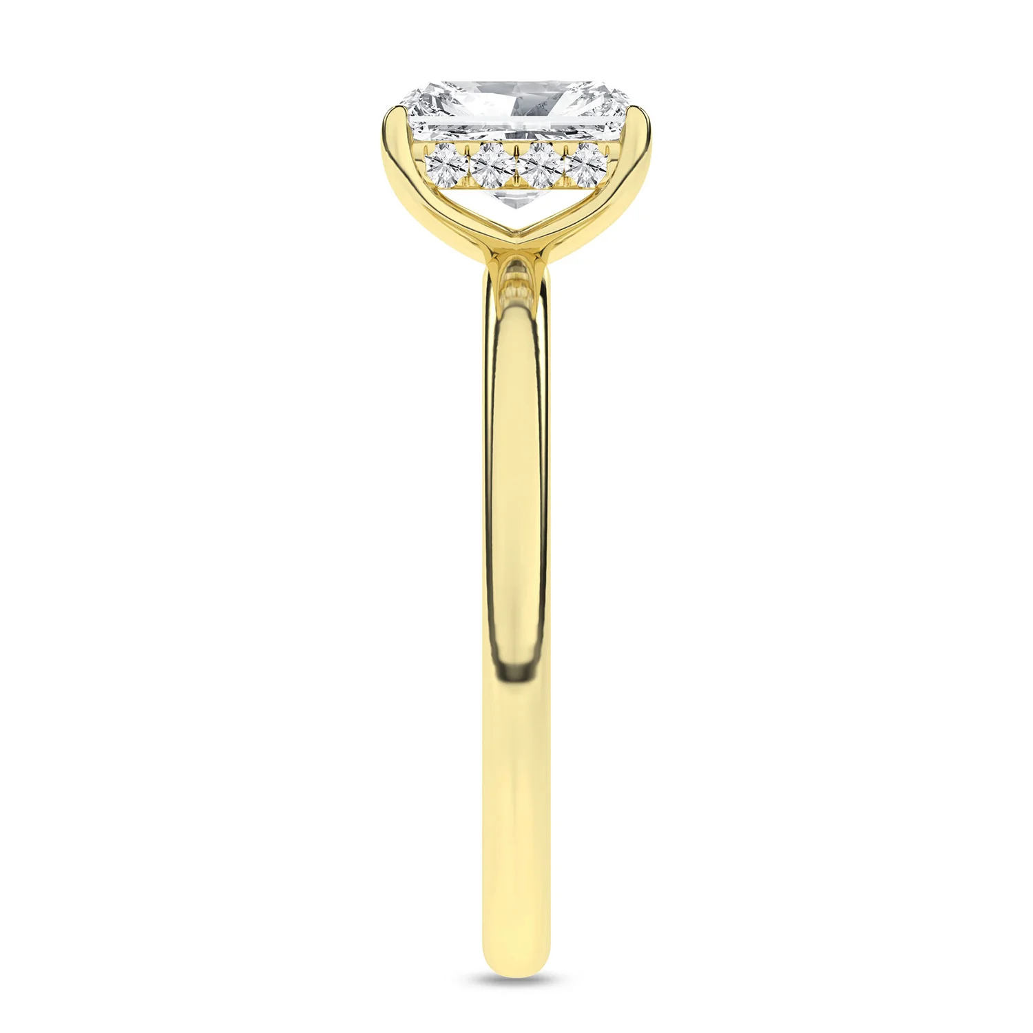Revelation 14K Lab Grown Diamond Engagement Ring - Image 3