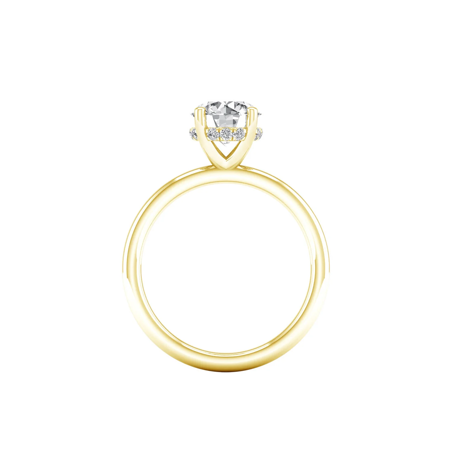 Revelation 14K Lab Grown Diamond Engagement Ring - Image 2