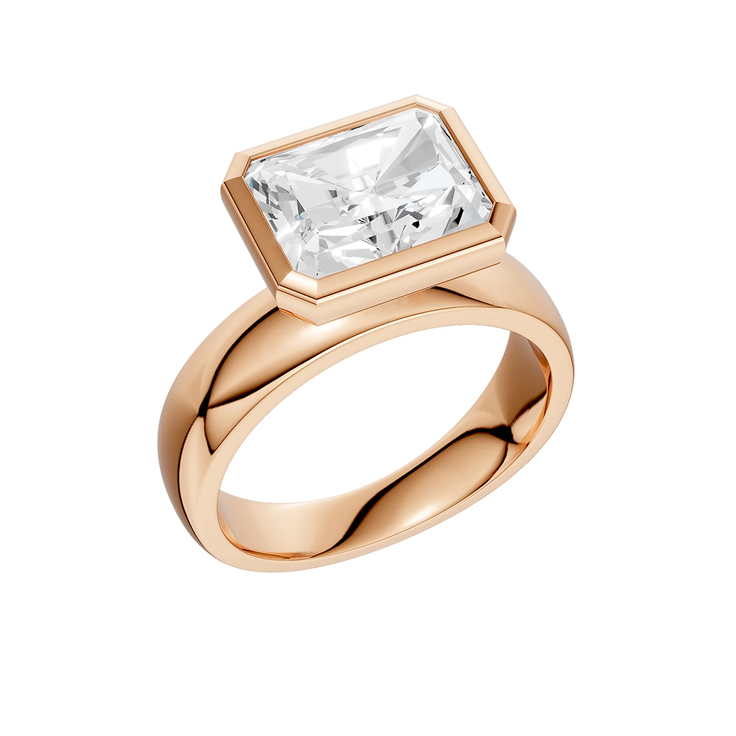 Revelation 14K Lab Grown Diamond Engagement Ring - Image 2