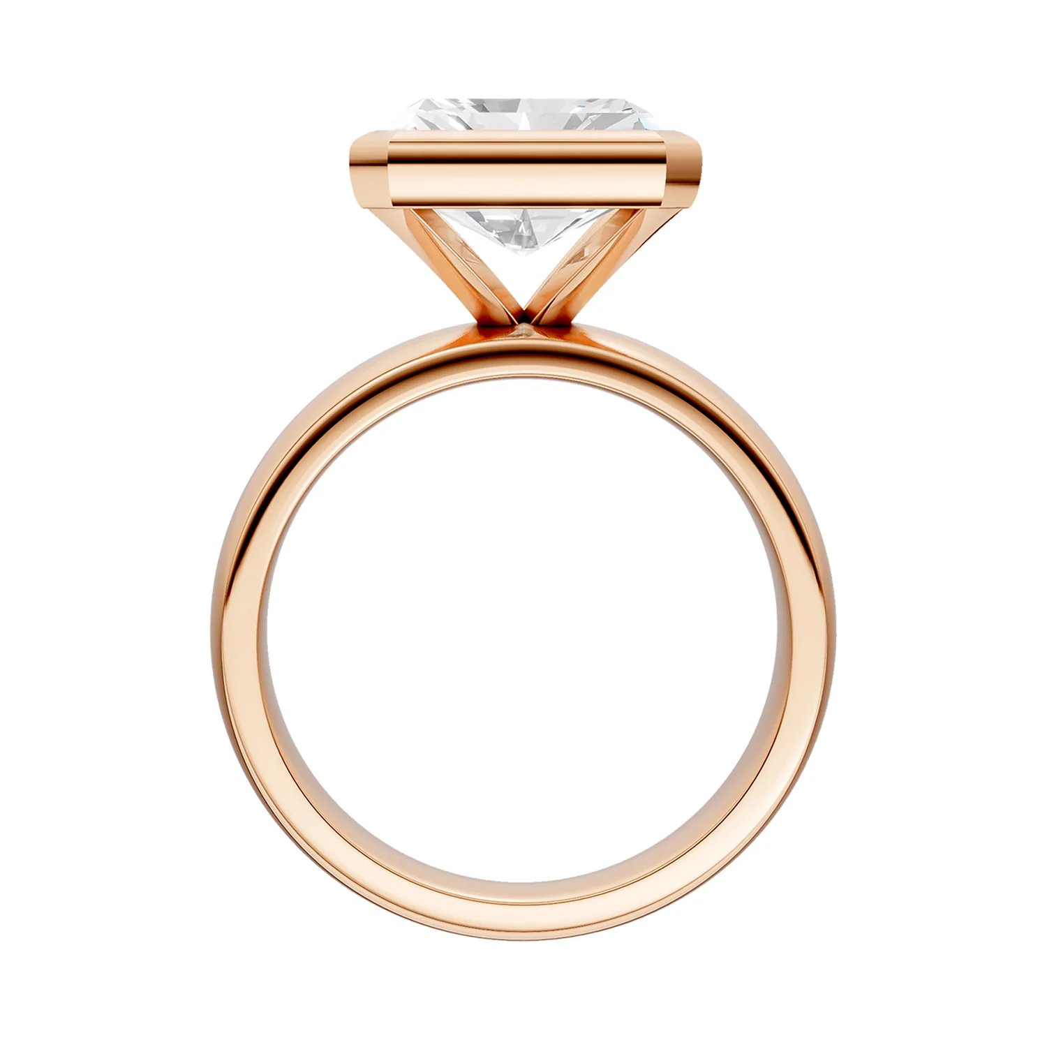 Revelation 14K Lab Grown Diamond Engagement Ring - Image 4