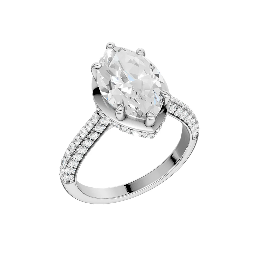 Revelation 14K Lab Grown Diamond Engagement Ring - Image 2
