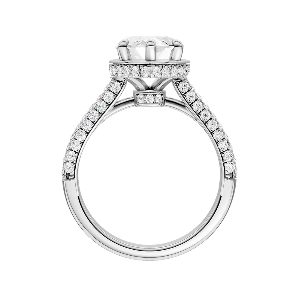 Revelation 14K Lab Grown Diamond Engagement Ring - Image 4