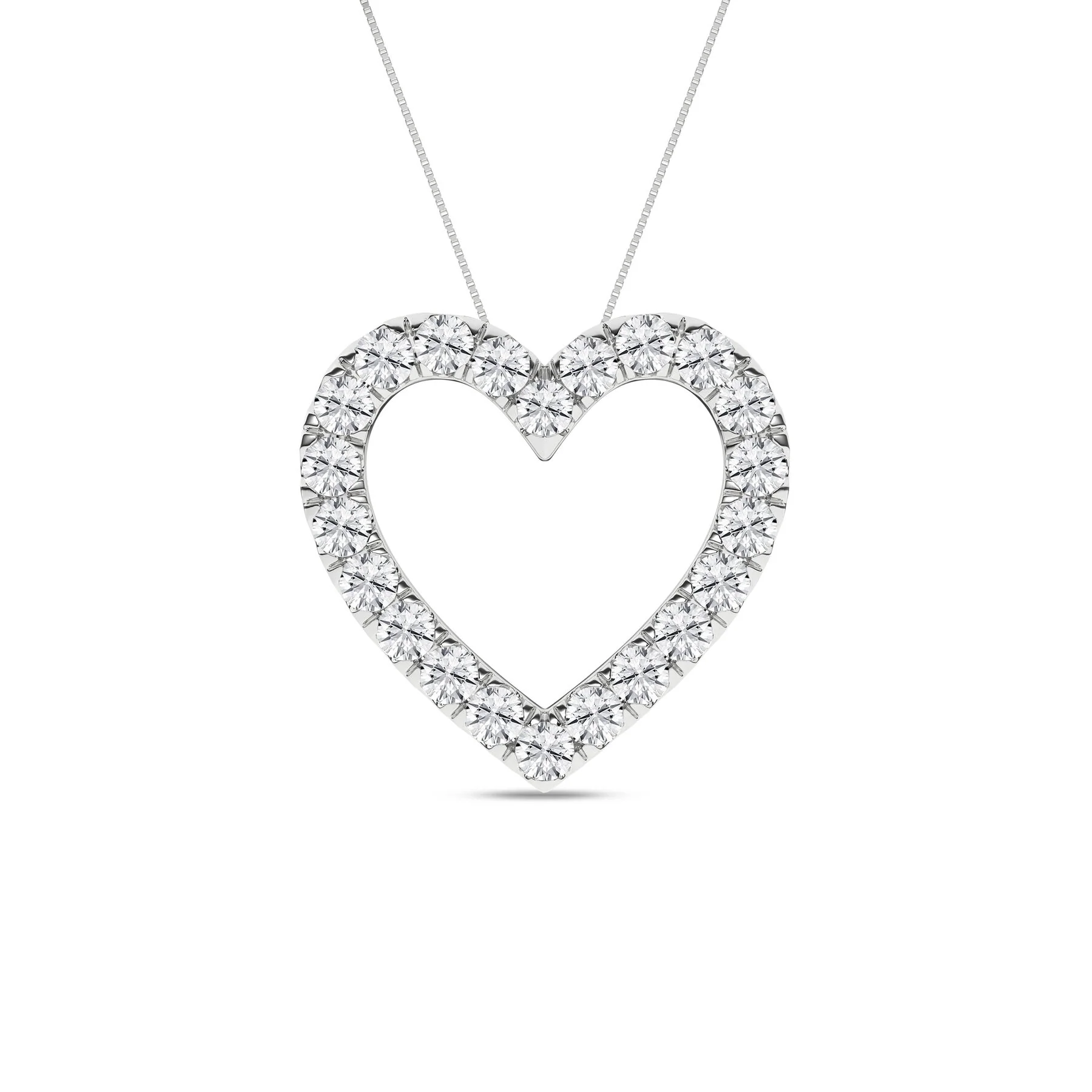 Rêvelation 14K Lab Grown Diamond Heart Pendant