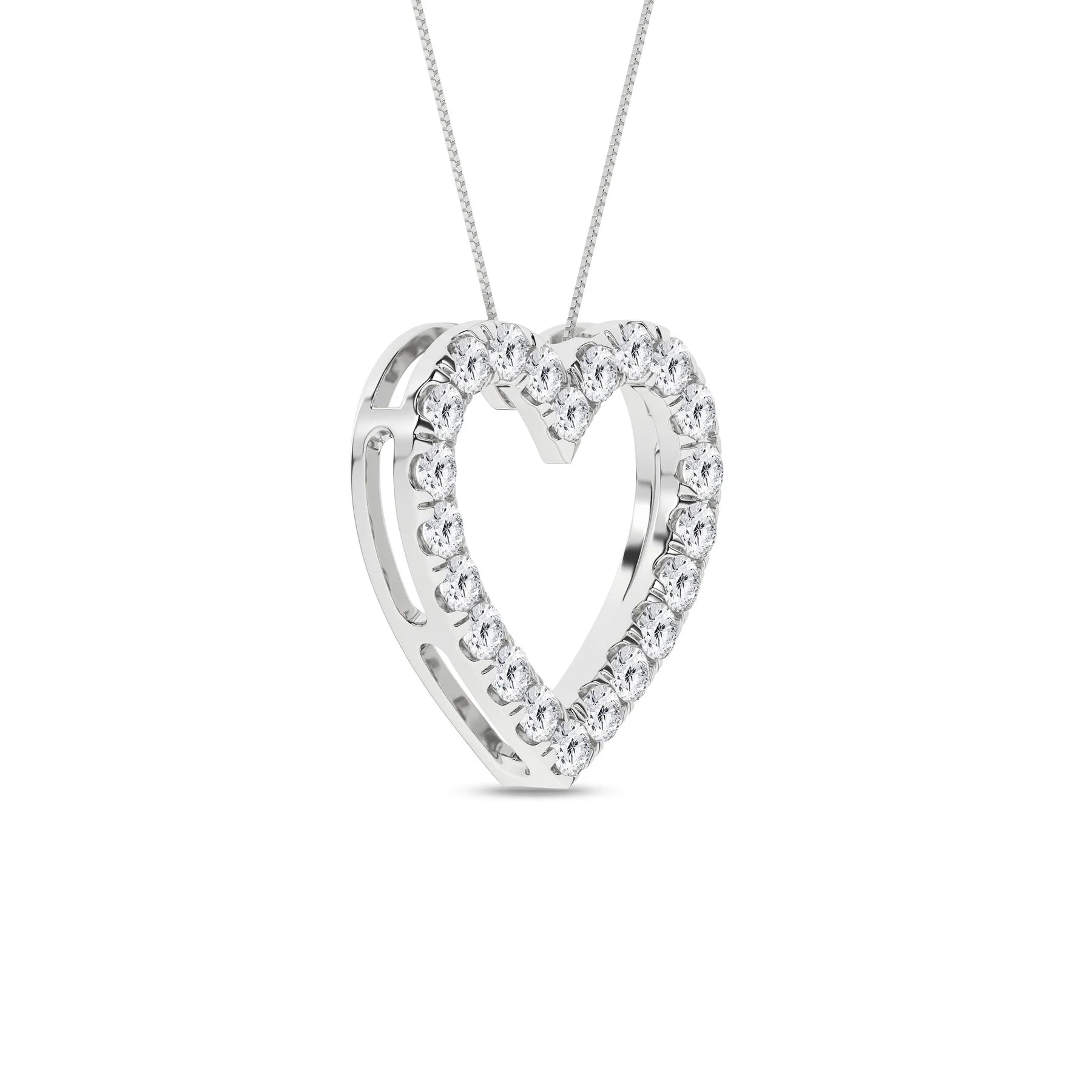 Rêvelation 14K Lab Grown Diamond Heart Pendant - Image 2