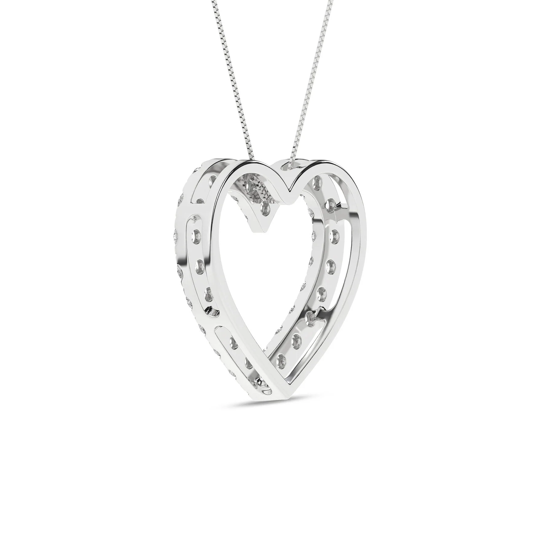 Rêvelation 14K Lab Grown Diamond Heart Pendant - Image 3