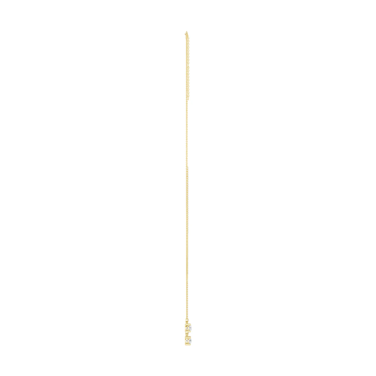 Revelation 14K Lab Grown Diamond Lariat Y Necklace - Image 4