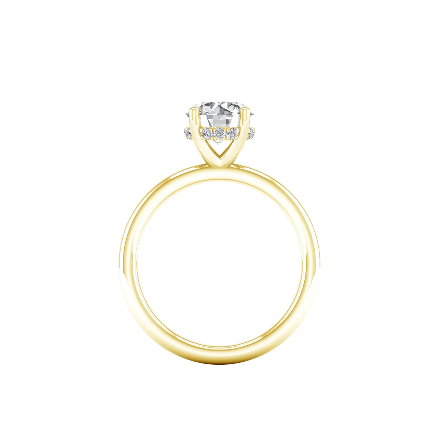 Revelation 14K Lab Grown Diamond Solitaire Engagement Ring - Image 2