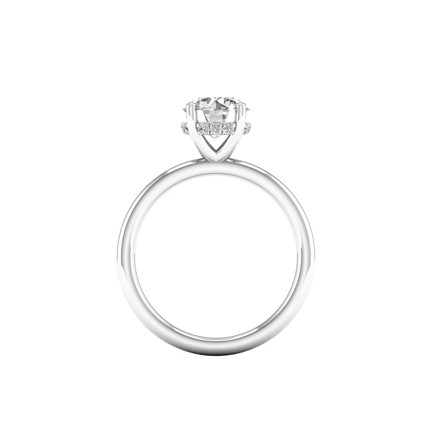 Revelation 14K Lab Grown Diamond Solitaire Engagement Ring - Image 2