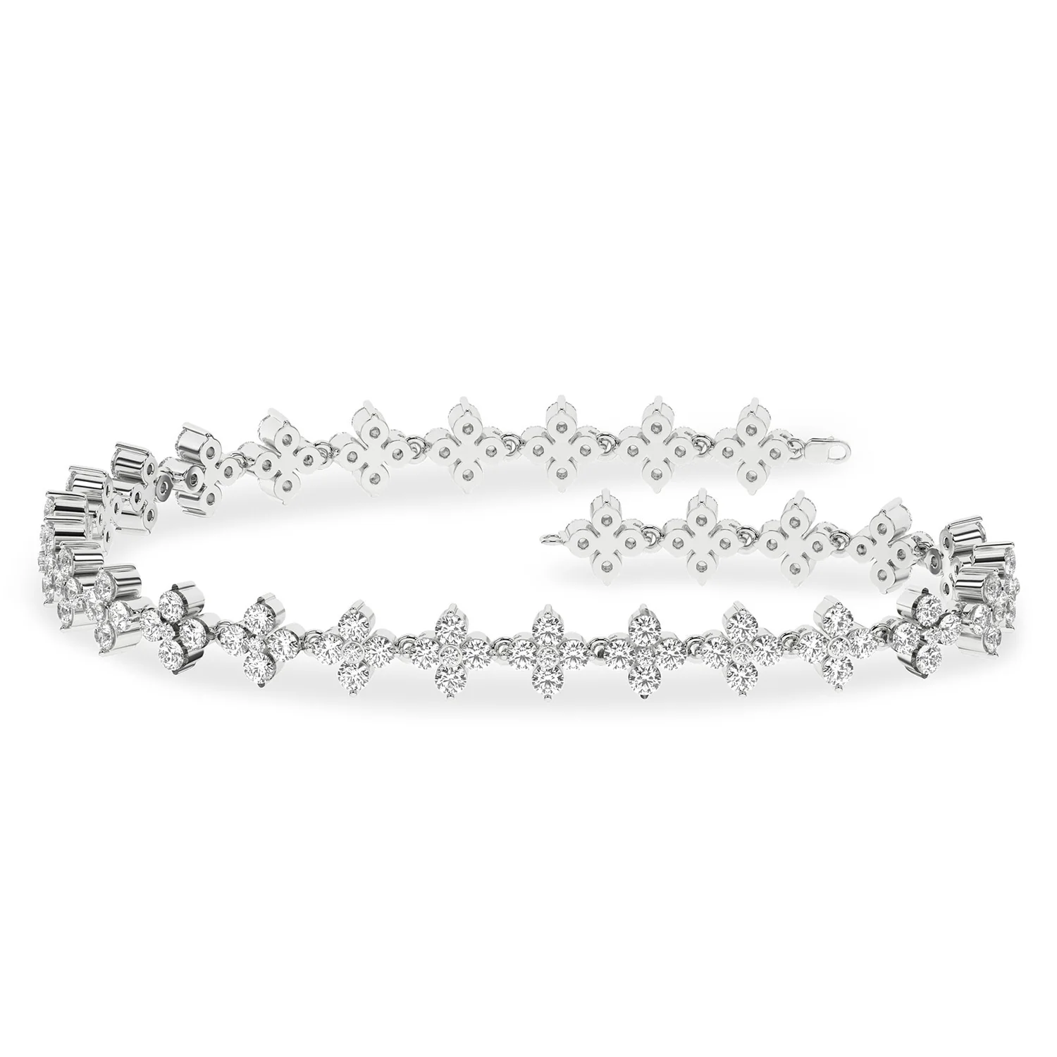 Revelation 14K Lab Grown Diamond Tennis Bracelet - 3ctw