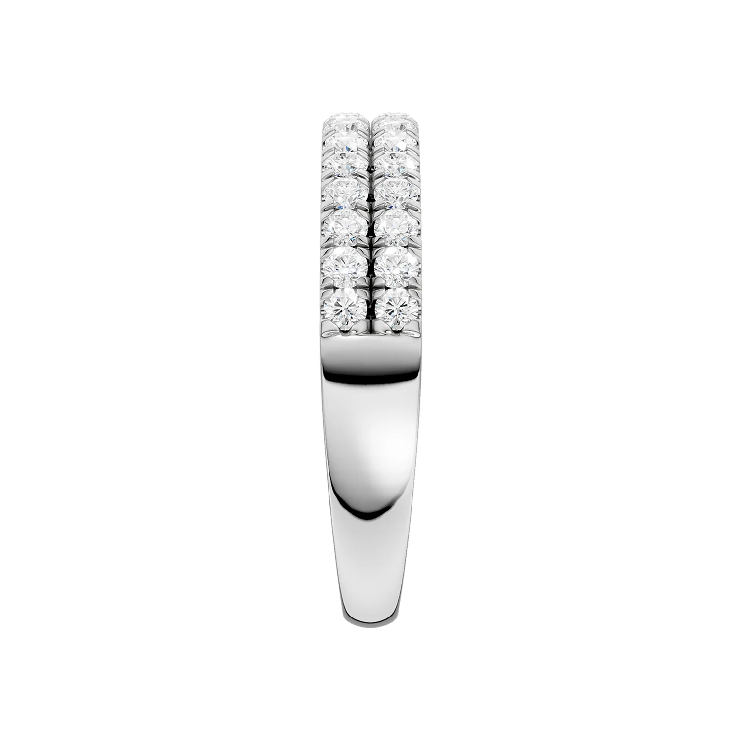 Revelation 14K Lab Grown Diamond Two Row Band - 0.50ctw - Image 3