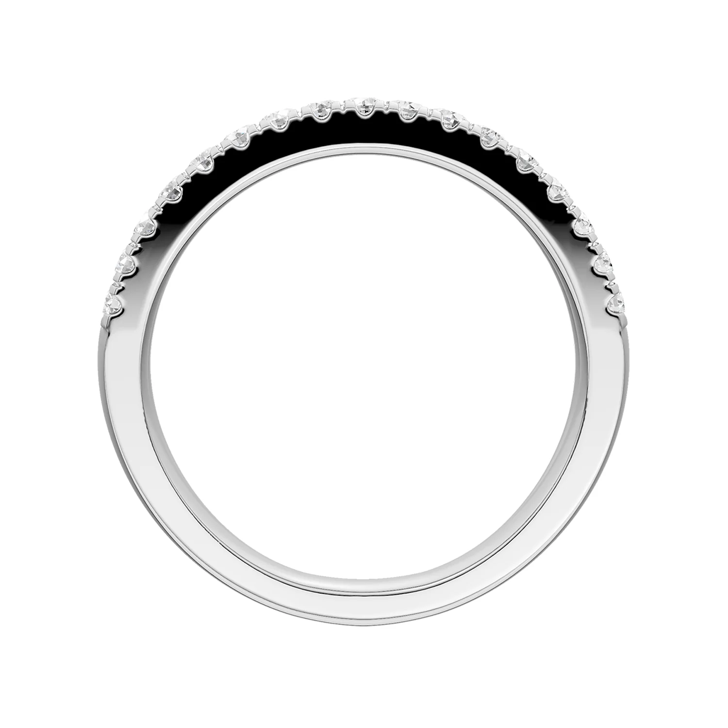 Revelation 14K Lab Grown Diamond Two Row Band - 0.50ctw - Image 4