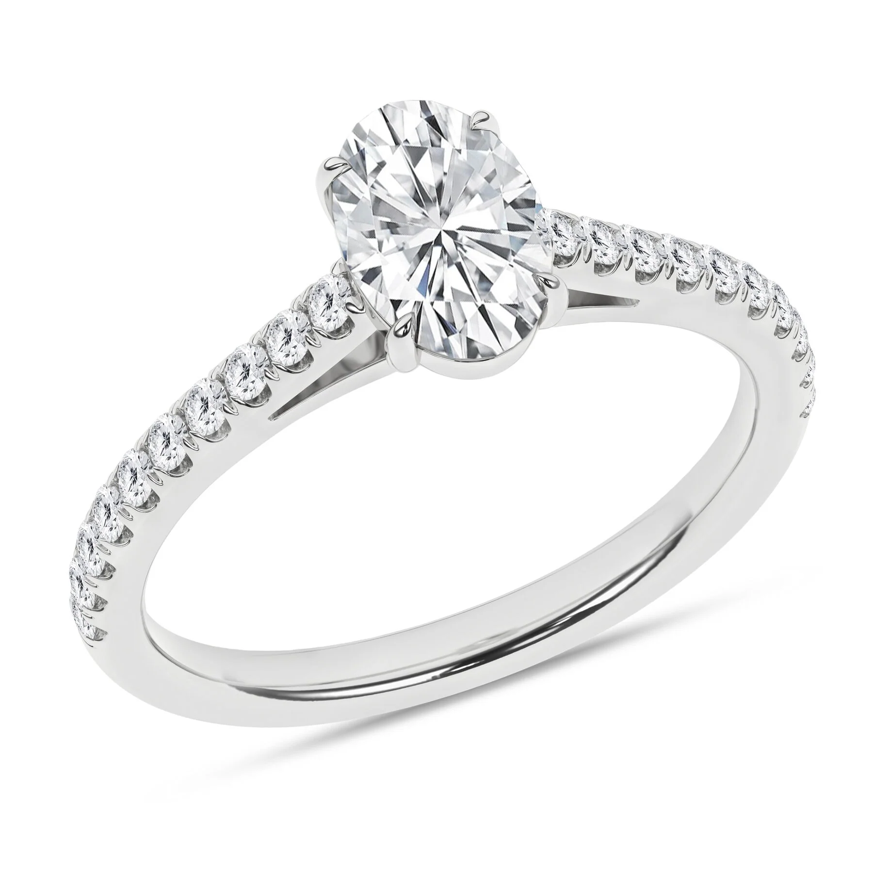 Rêvelation 14K White Gold 1.25 CTW Lab Grown Diamond Engagement Ring - Image 2