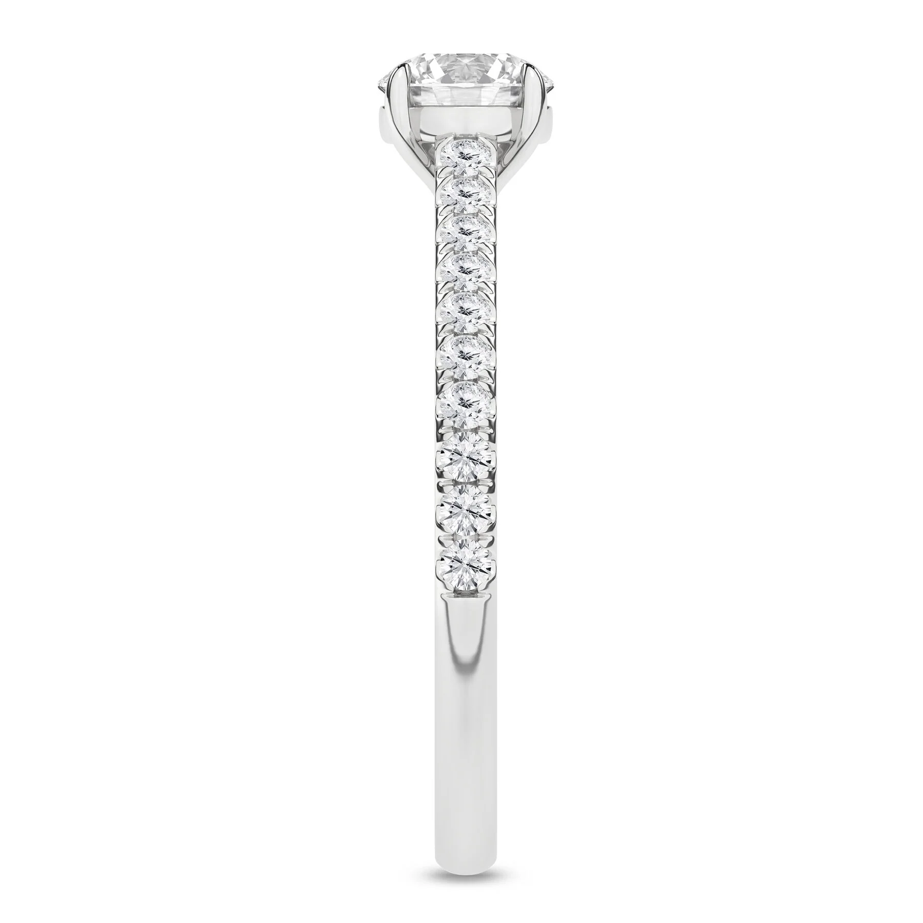 Rêvelation 14K White Gold 1.25 CTW Lab Grown Diamond Engagement Ring - Image 4