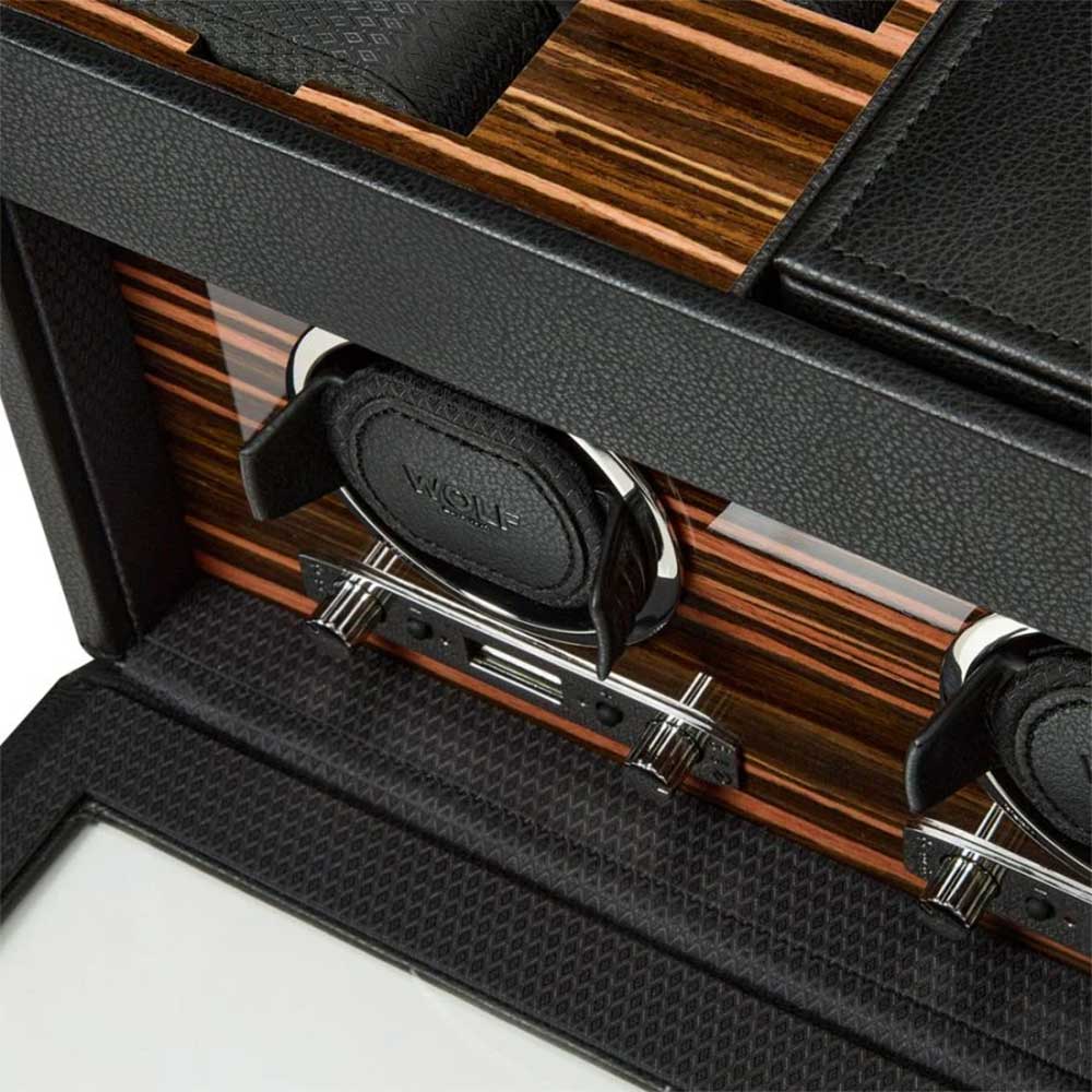 Wolf Watch Winder Roadster Double Winder with Storage - Image 3