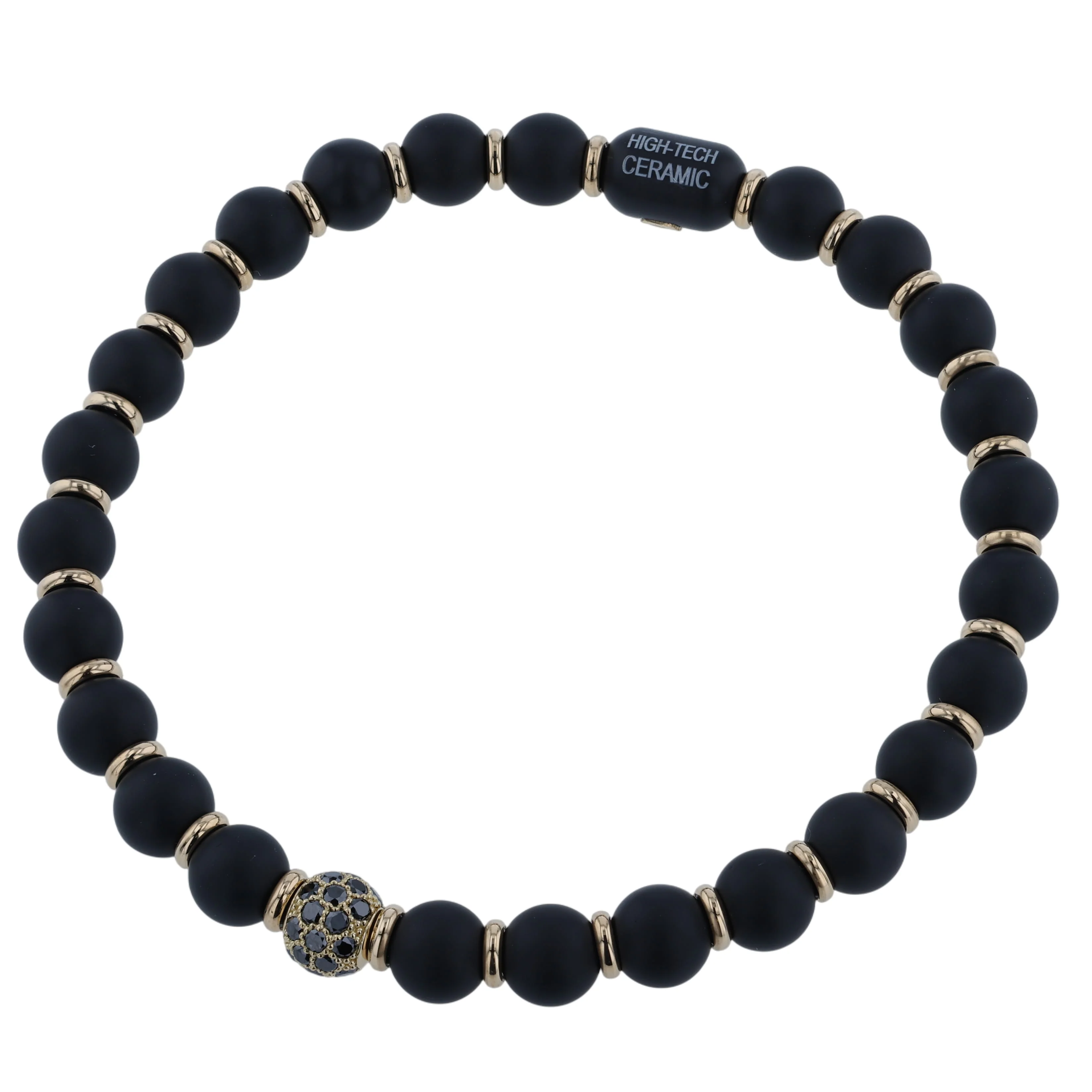 Roberto Demeglio 18K Black Diamond with Black Matte Ceramic Bracelet - 0.54ctw - Image 3