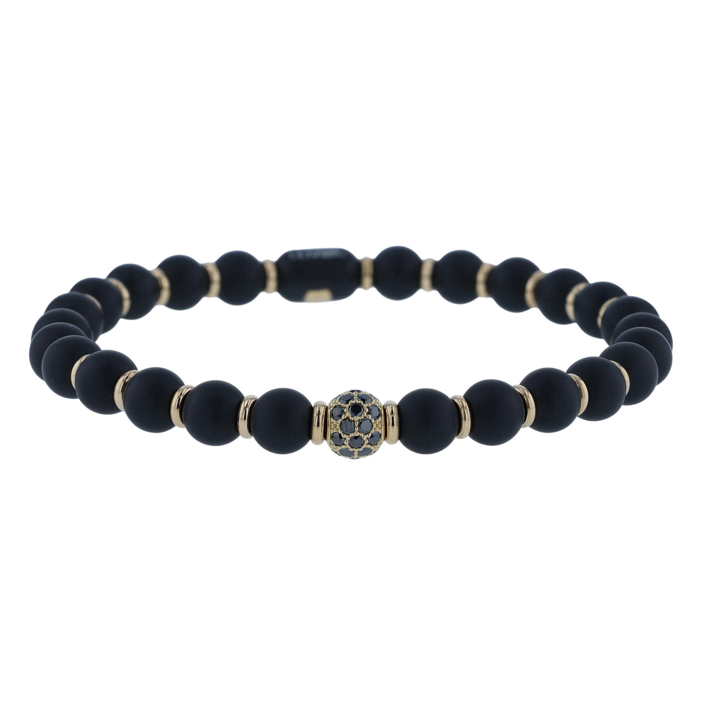 Roberto Demeglio 18K Black Diamond with Black Matte Ceramic Bracelet - 0.54ctw
