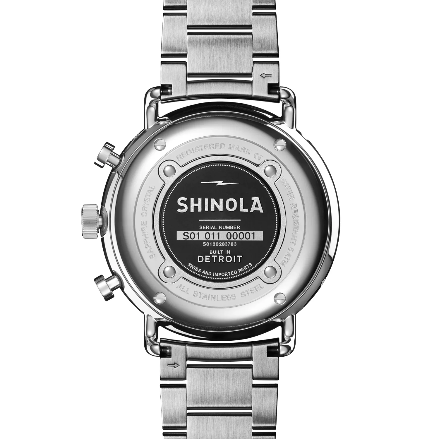 Shinola Canfield Sport Chronograph 45MM Watch - Image 5