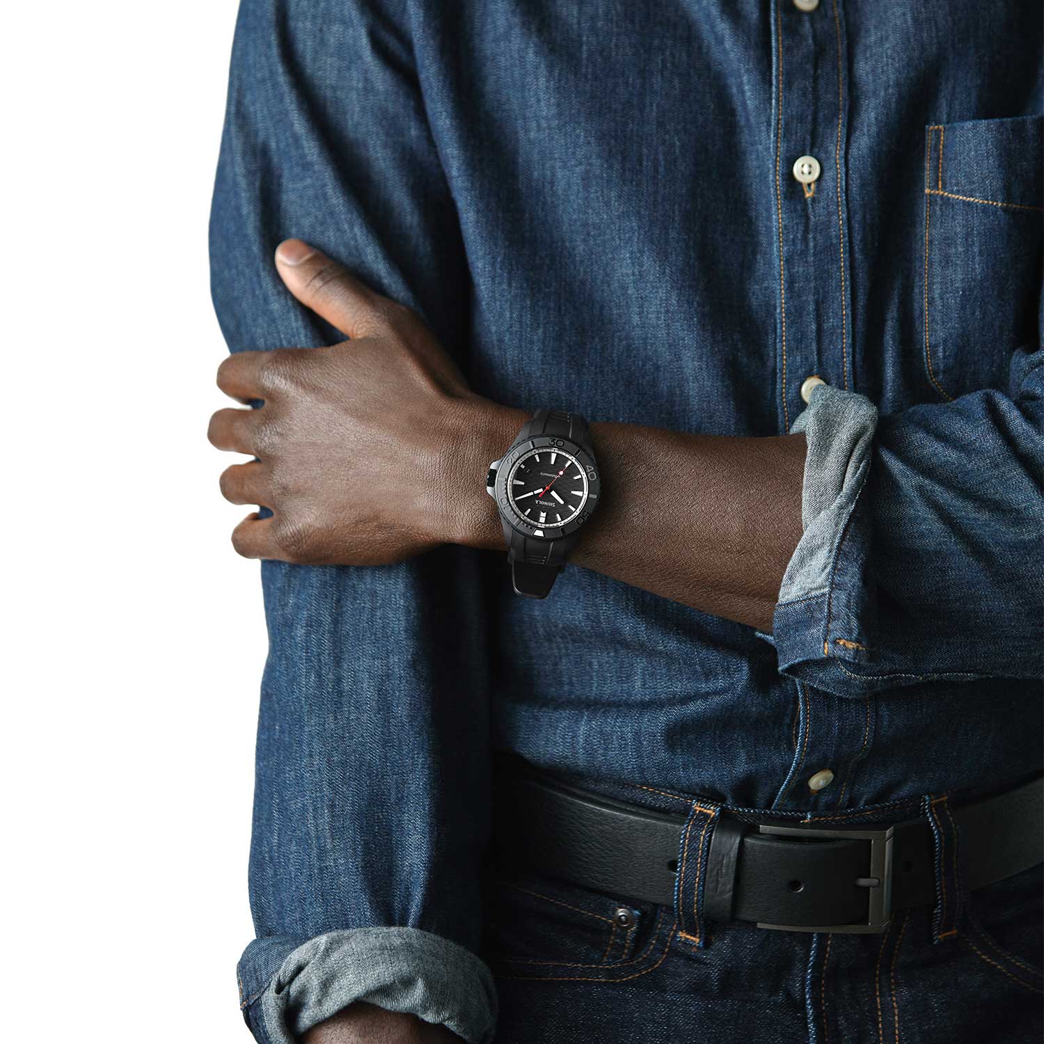 Shinola Ceramic Monster 43mm Watch - Image 7