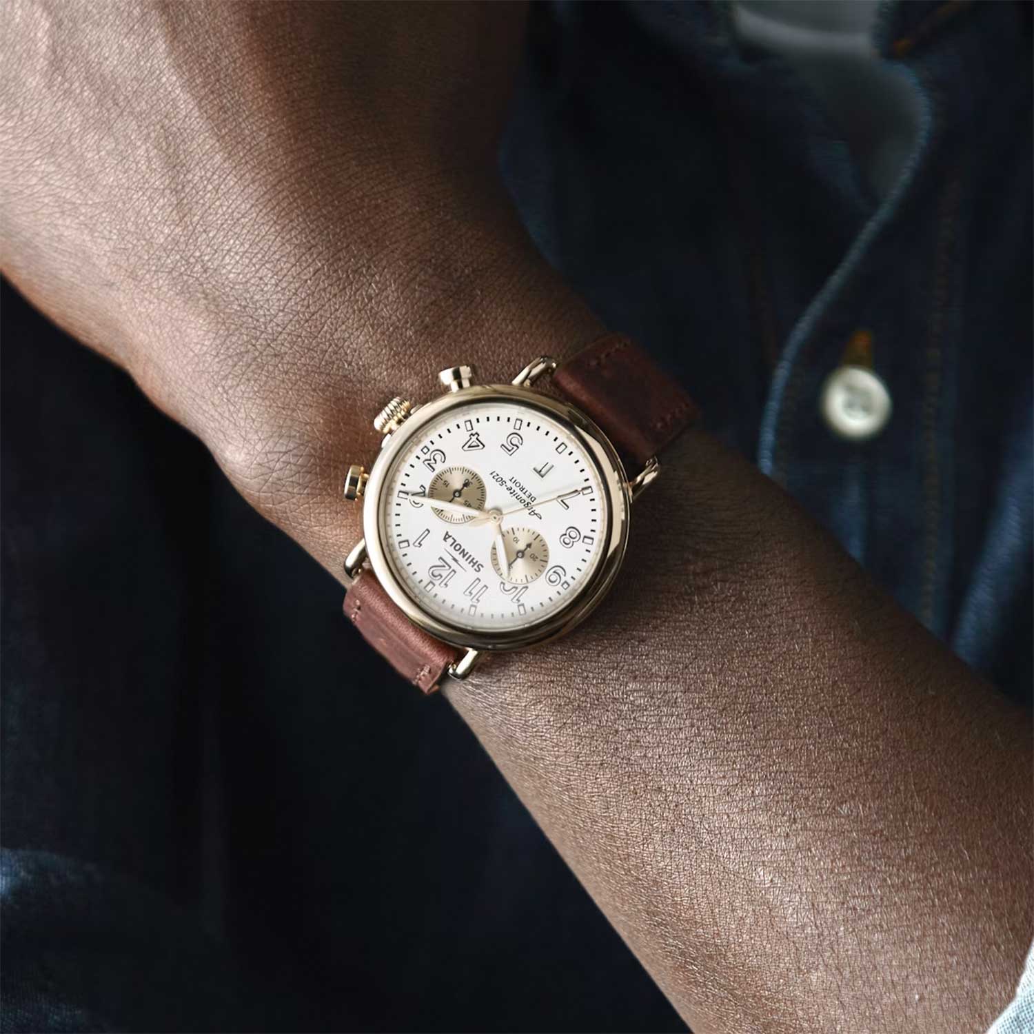 Shinola The Runwell Chrono 41MM Watch - Image 10
