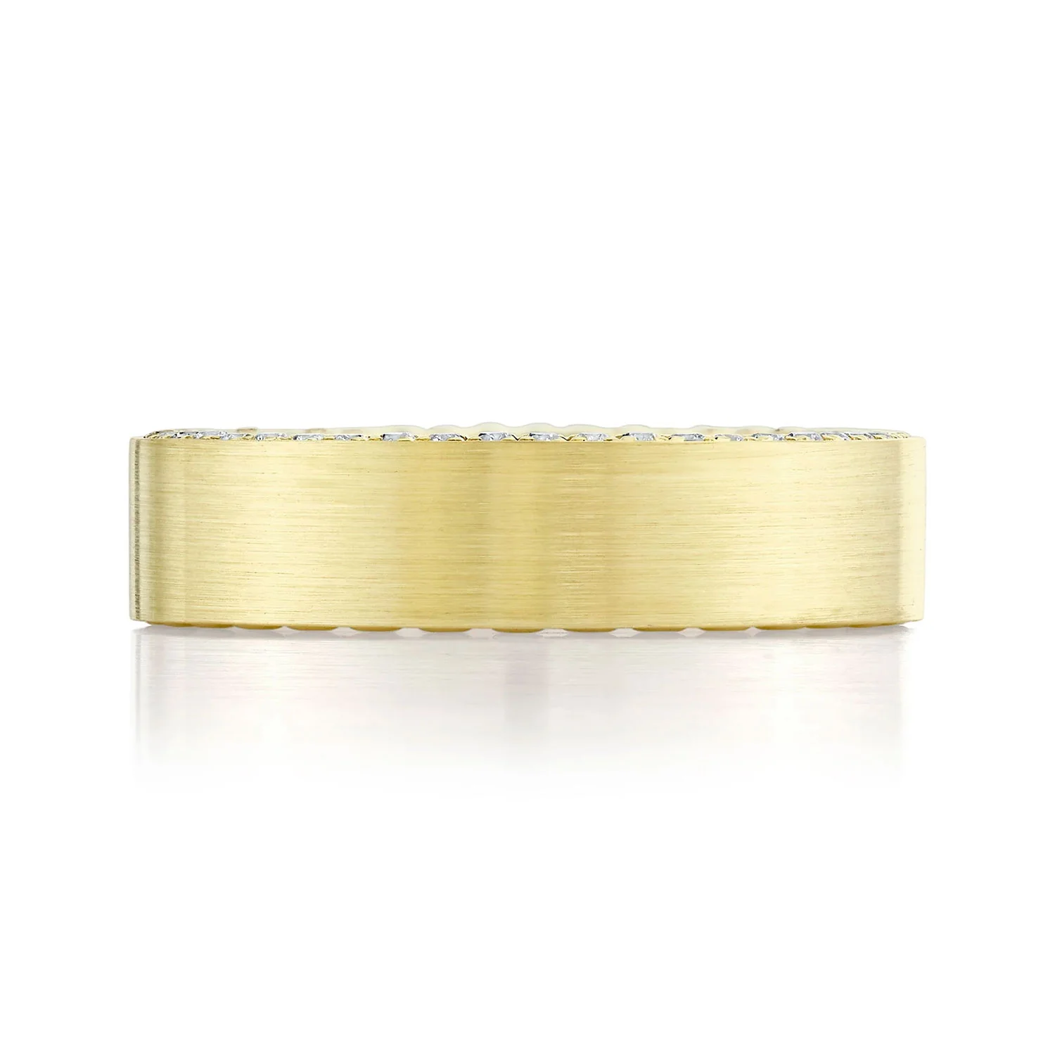 Shy Creation 14K Diamond Wedding Band - Image 2