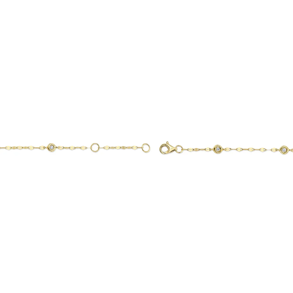 Shy Creation 14K Diamonds by the Yard Bracelet - Image 3