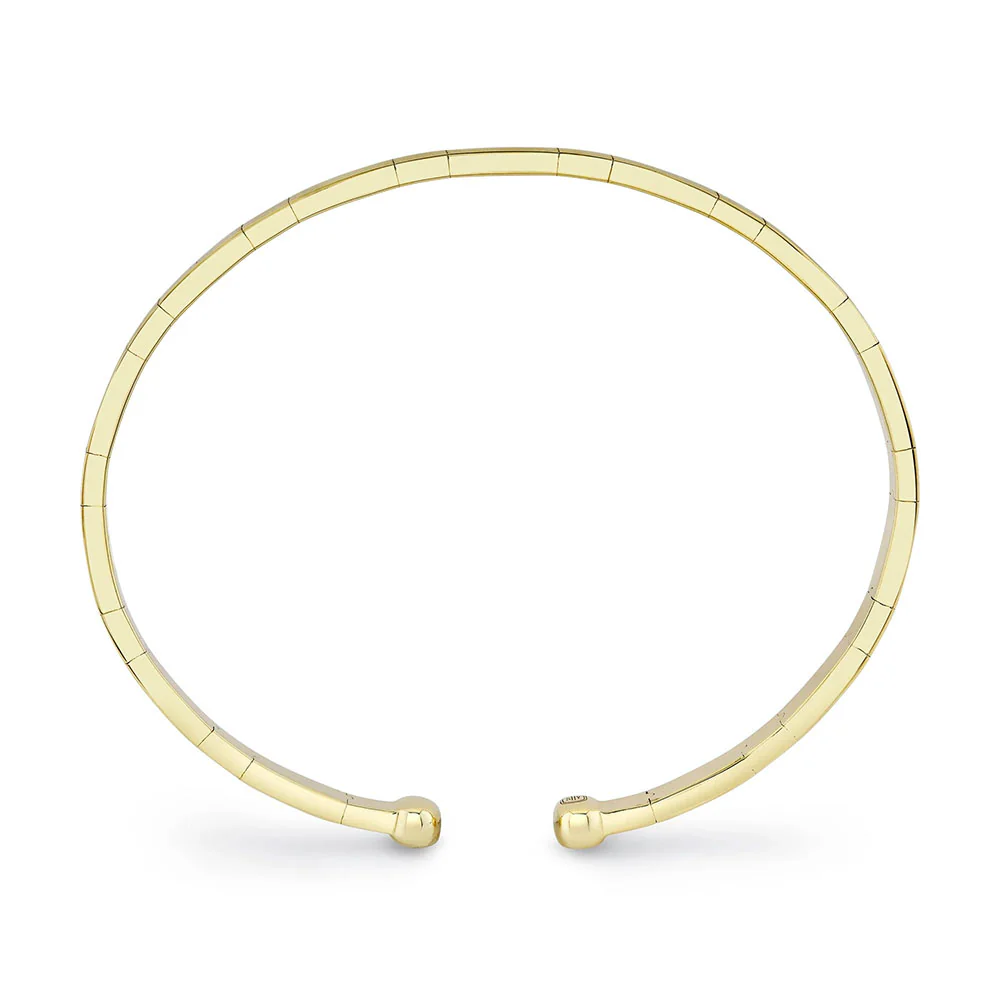 Shy Creation 14K Matte Cuff Bracelet - Image 3