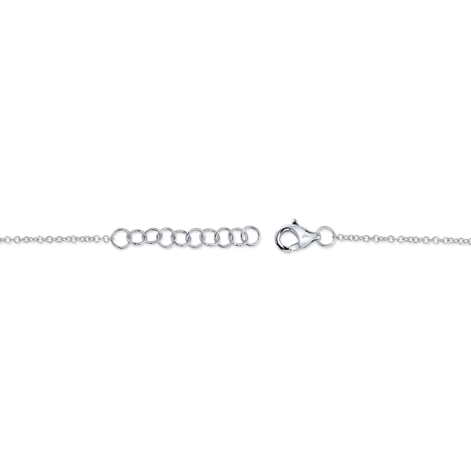 Shy Creation 14K Diamond Pave Circle Bracelet - Image 3