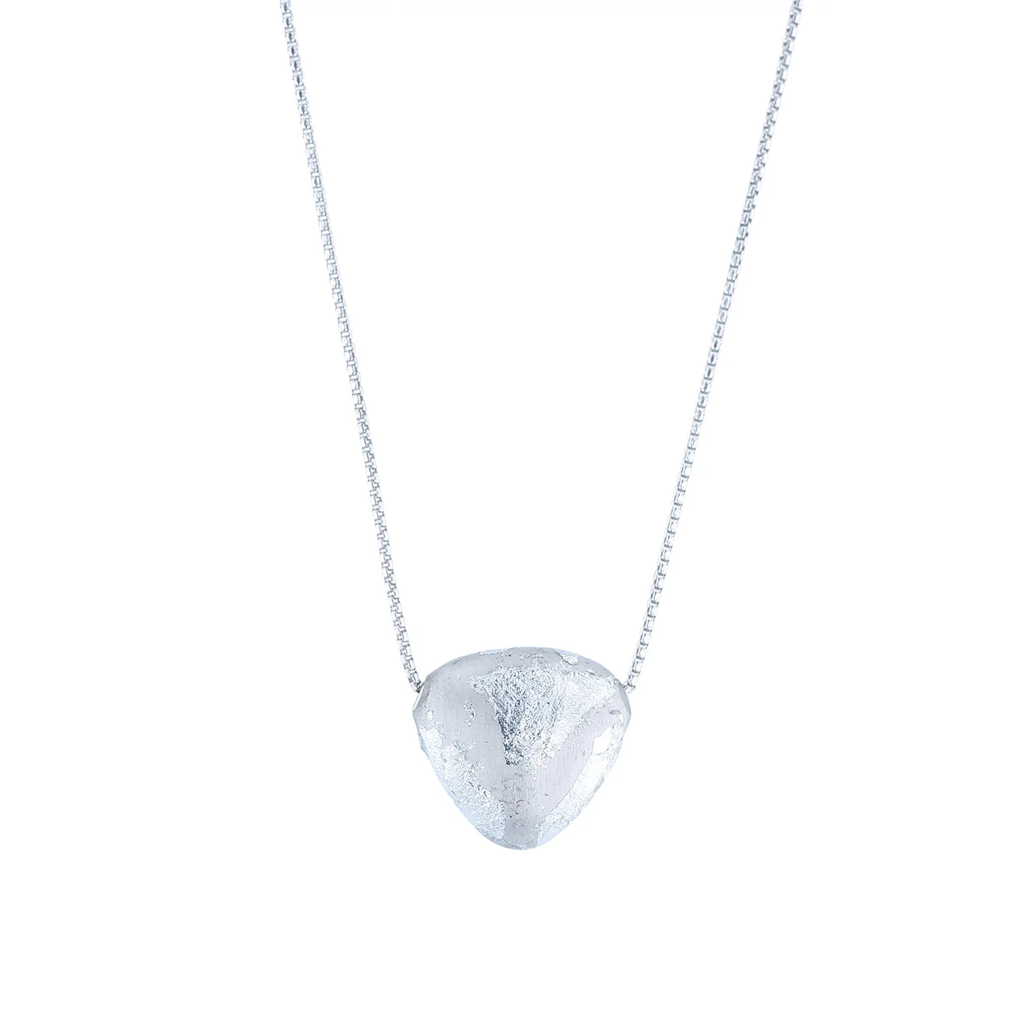 SOHO Sterling Silver Enamel Pendant with Chain - Image 2