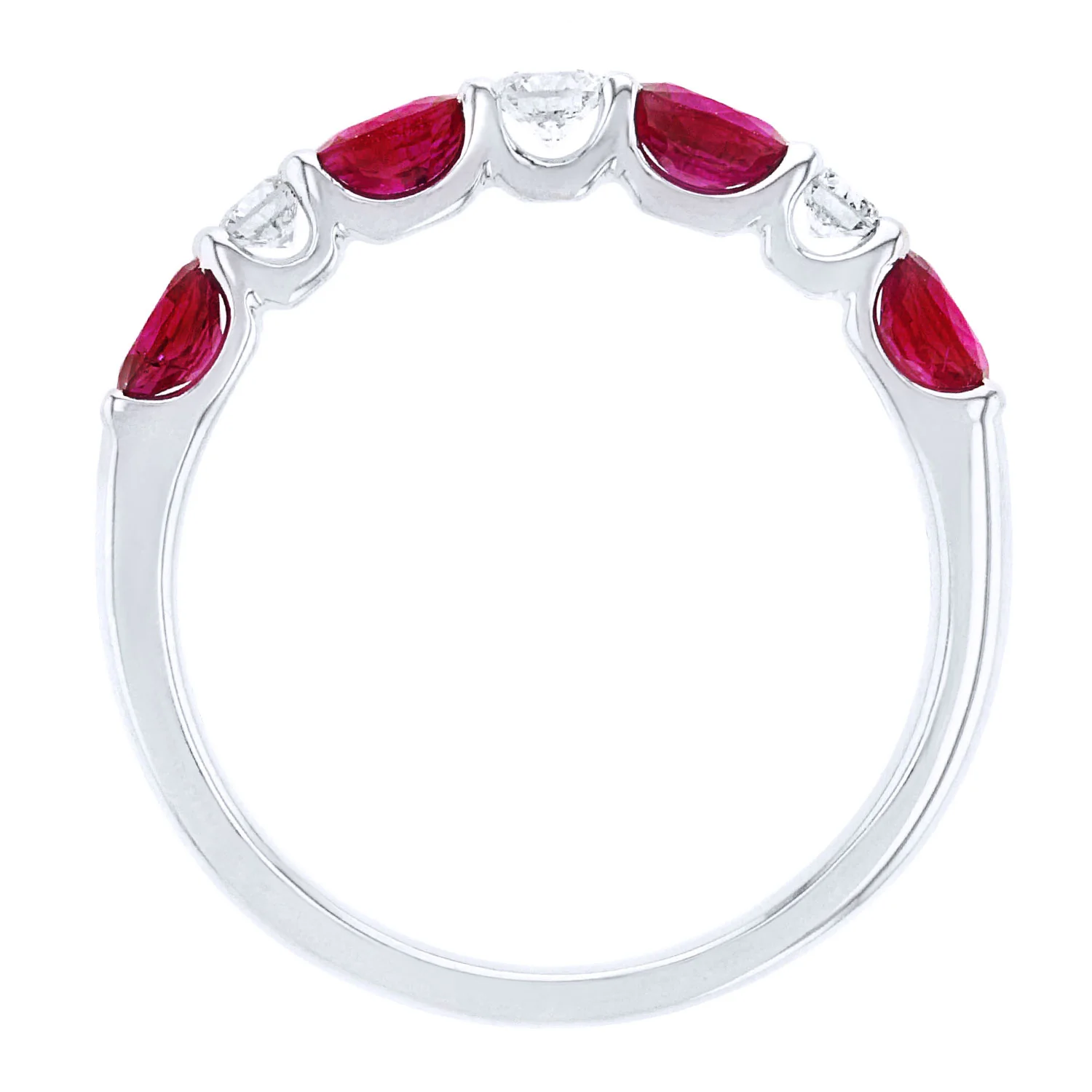 Spark Creations 18K Ruby and Diamond Ring - Image 3