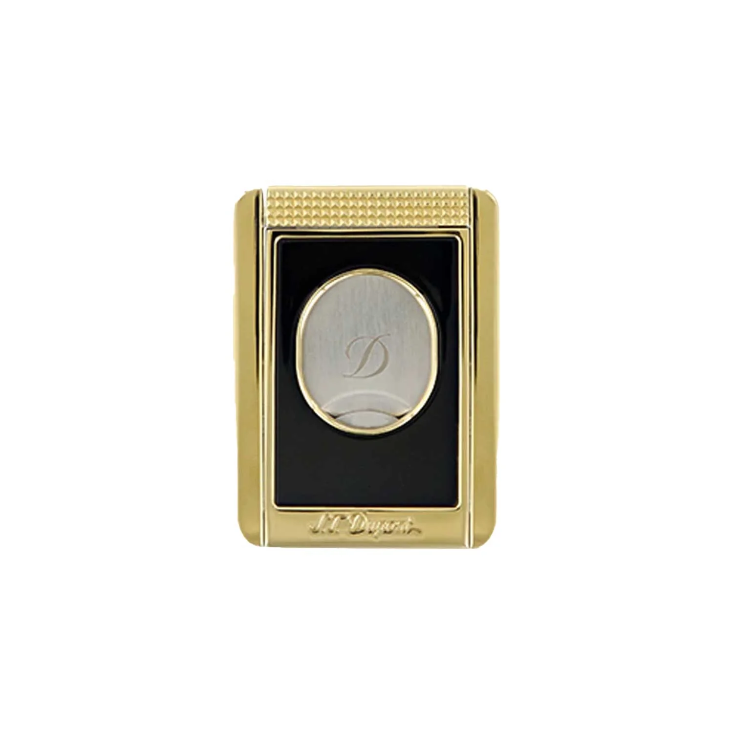 ST Dupont Black and Golden Cigar Cutter and Stand 003393