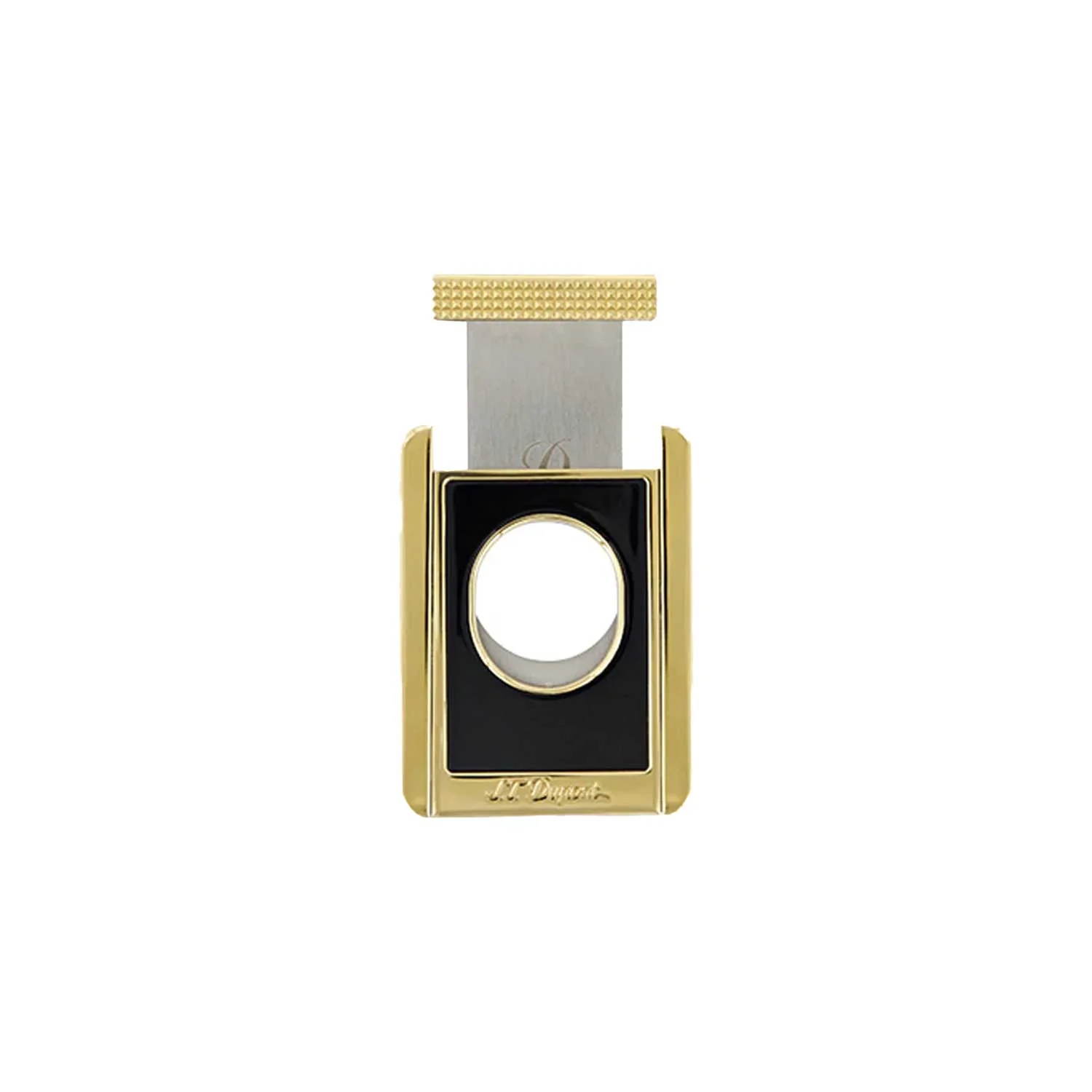 ST Dupont Black and Golden Cigar Cutter and Stand 003393 - Image 2