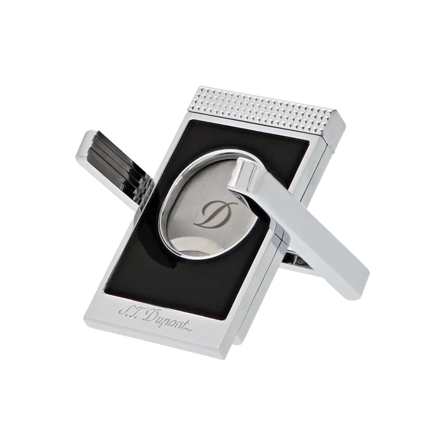 ST Dupont Black Chrome Cigar Cutter Stand 003415 - Image 2