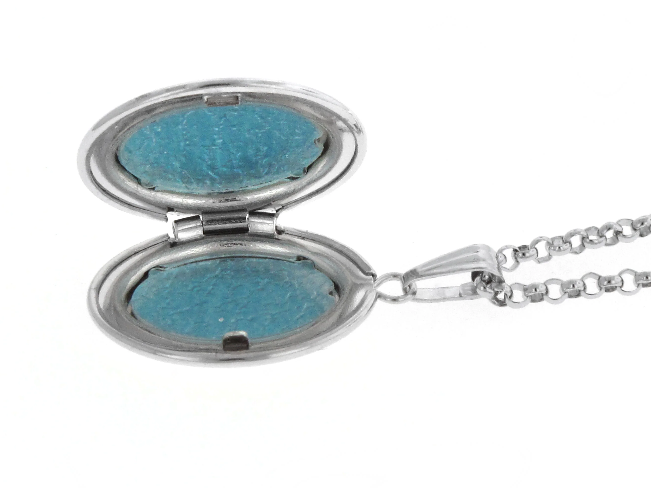 Sterling Silver Oval Locket - Image 2