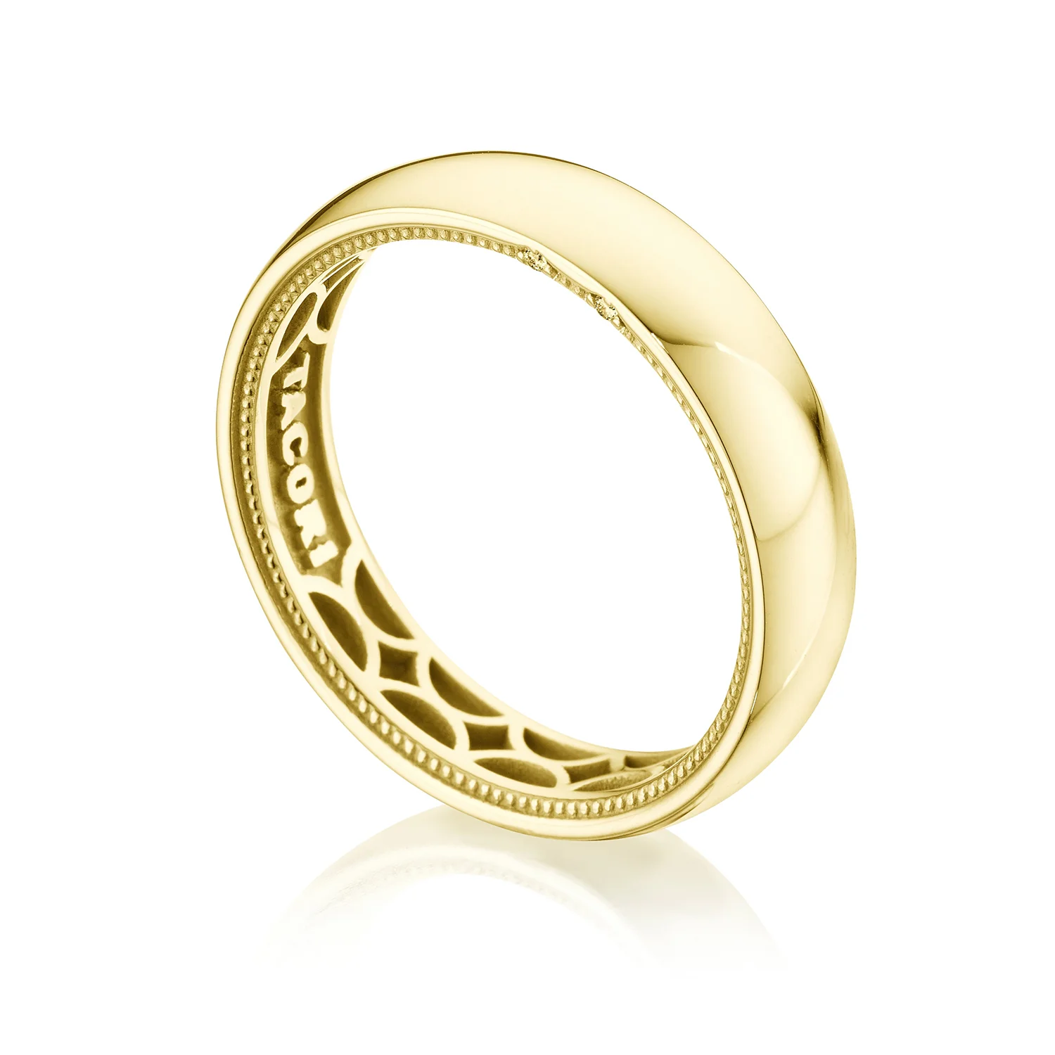 TACORI 14K Coastal Crescent Classic Polished Wedding Band - Image 2