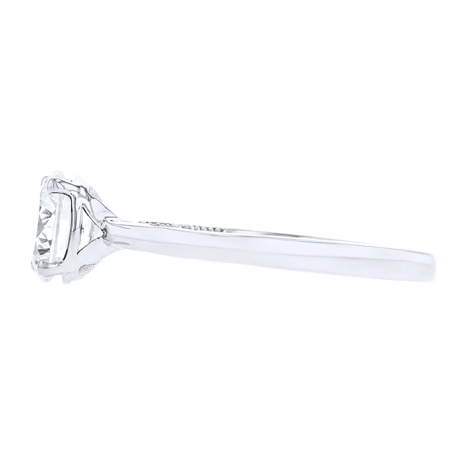 TACORI 14K Coastal Crescent Round Solitaire  Engagement Ring - Image 2