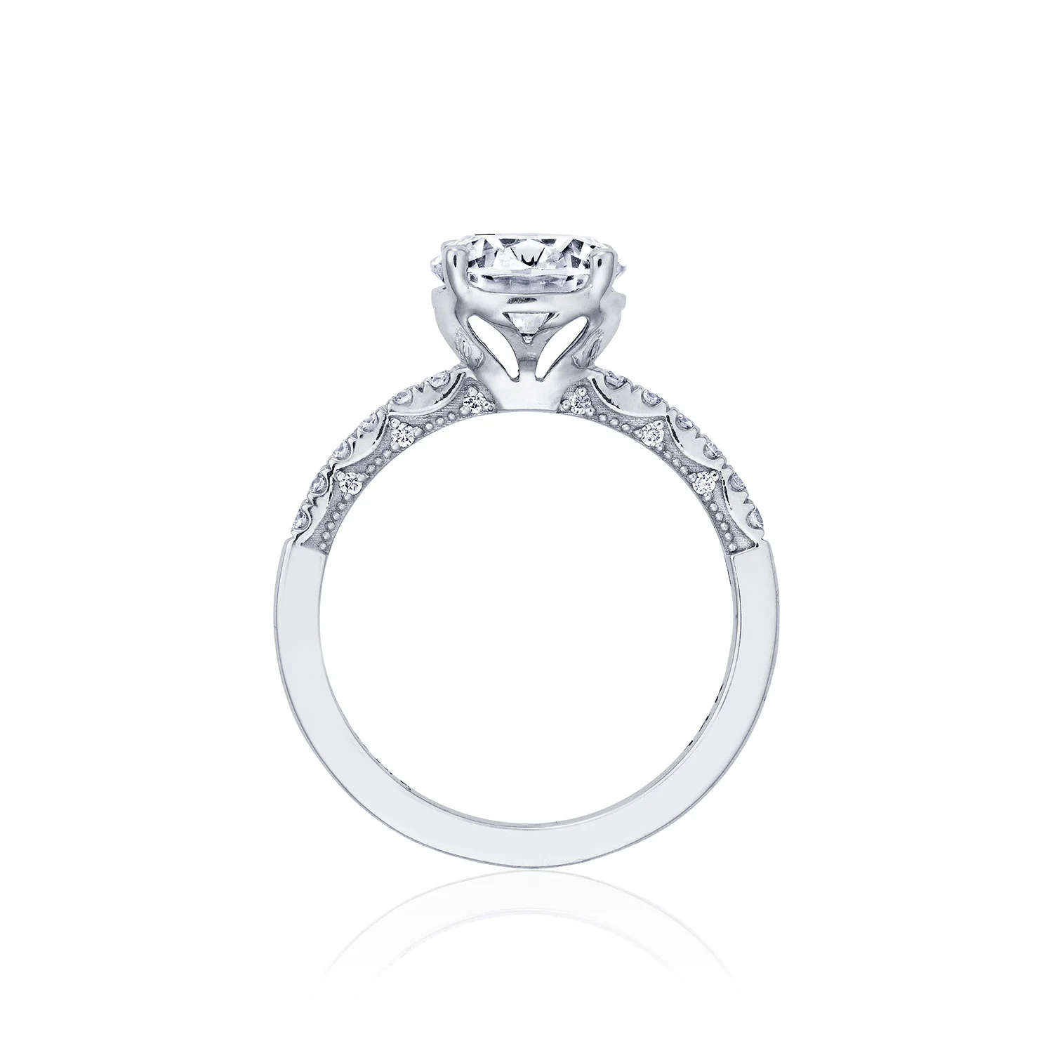 TACORI 14K Coastal Crescent Diamond Engagement Ring - Image 3
