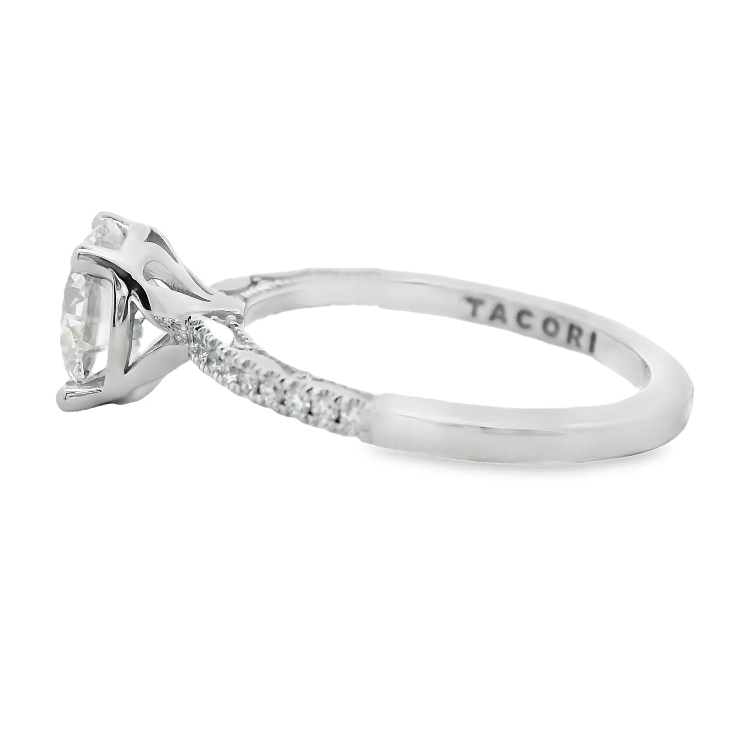 TACORI 14K Coastal Crescent Lab Grown Diamond Engagement Ring - Image 2