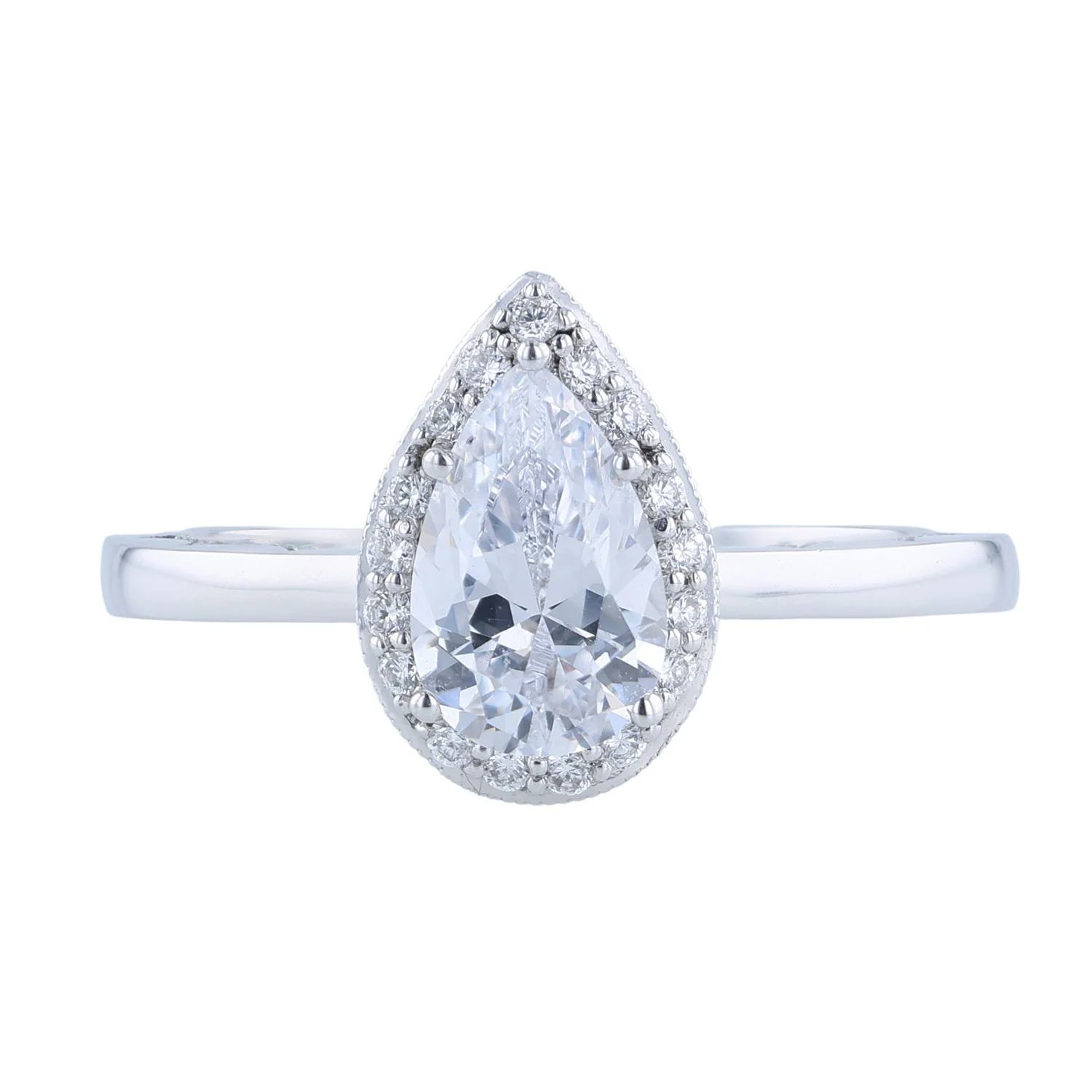 TACORI 14K Coastal Crescent 7x5MM 0.16ctw GH SI D