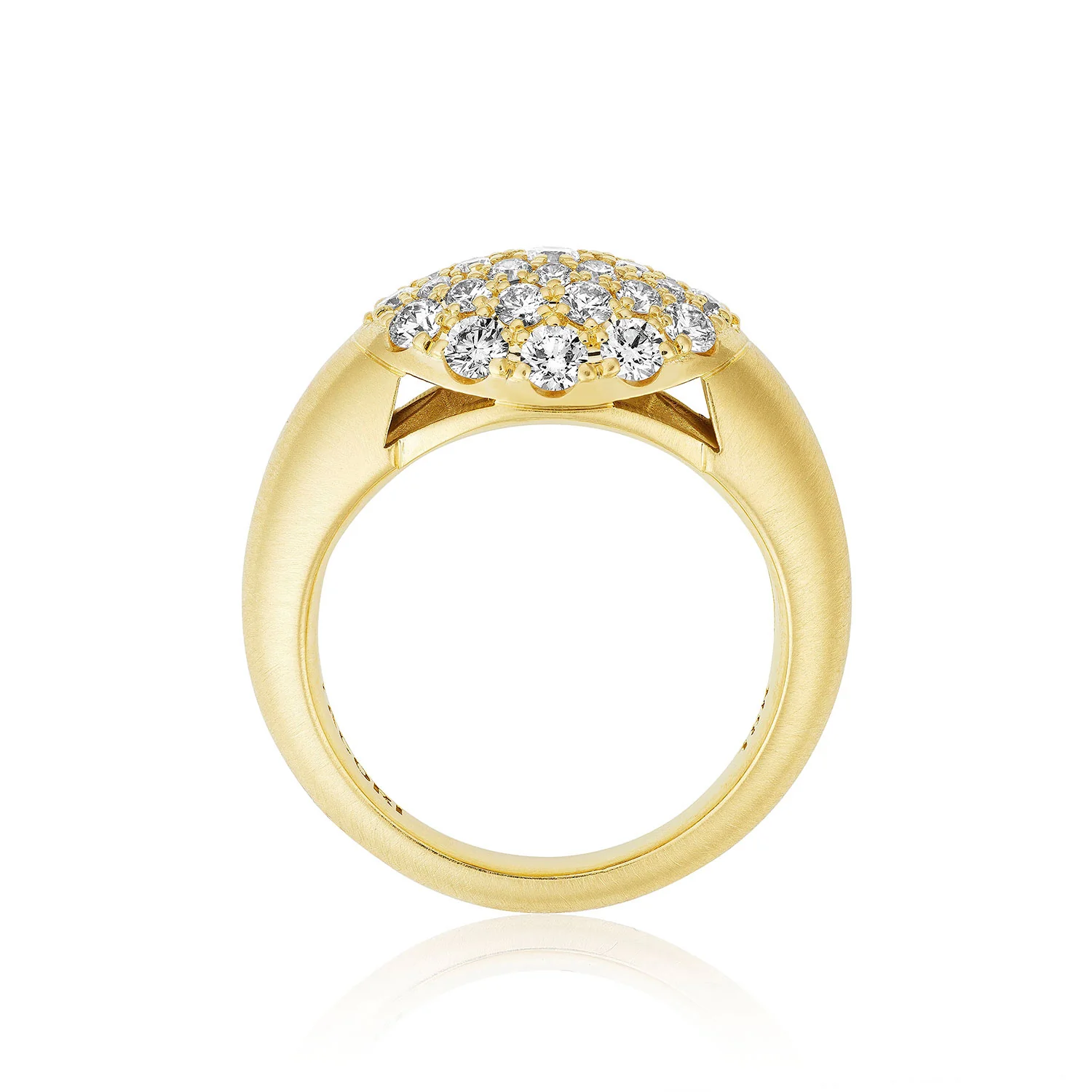 TACORI 18K Crescent Eclipse 360° Dome Diamond Ring - Image 3