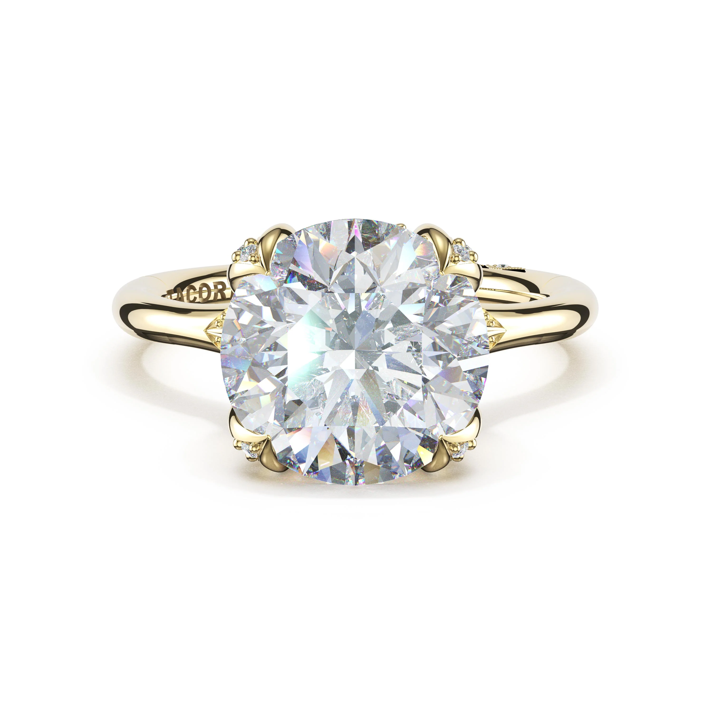 TACORI 18K Dahlia Diamond Engagement Ring