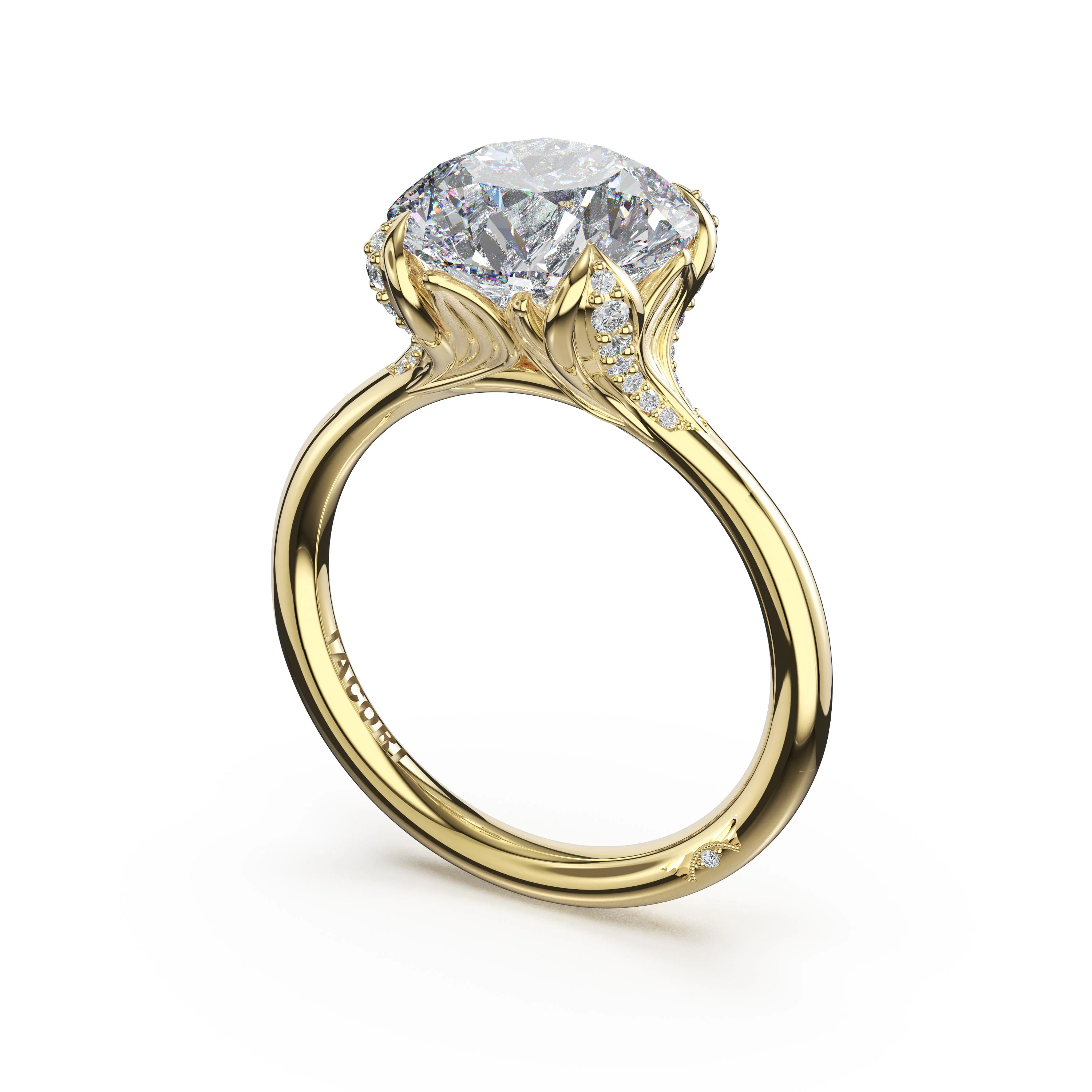 TACORI 18K Dahlia Diamond Engagement Ring - Image 2