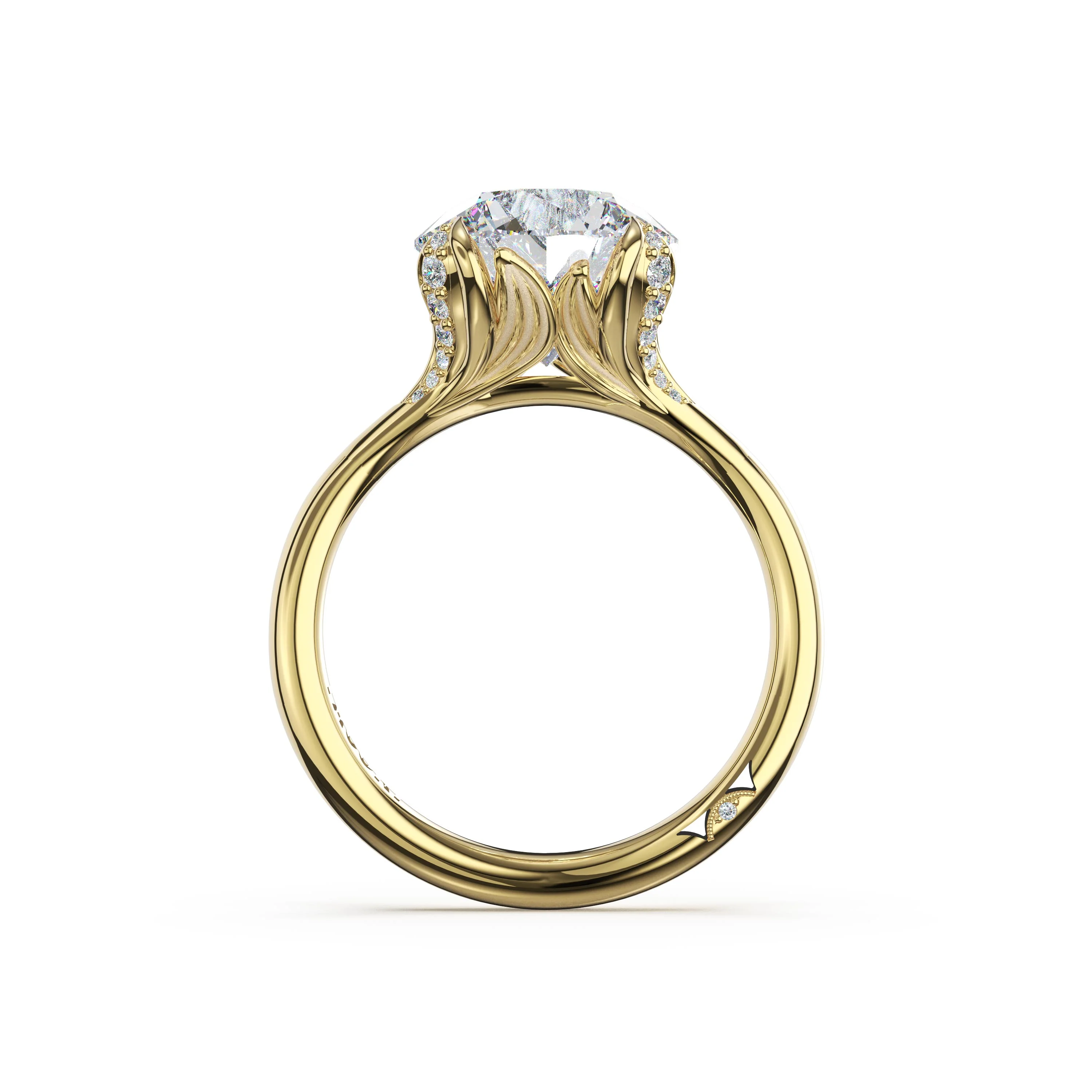 TACORI 18K Dahlia Diamond Engagement Ring - Image 3