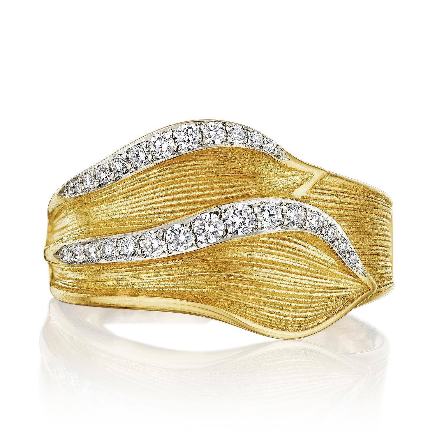 TACORI 18K Dahlia Double Petal Diamond Ring