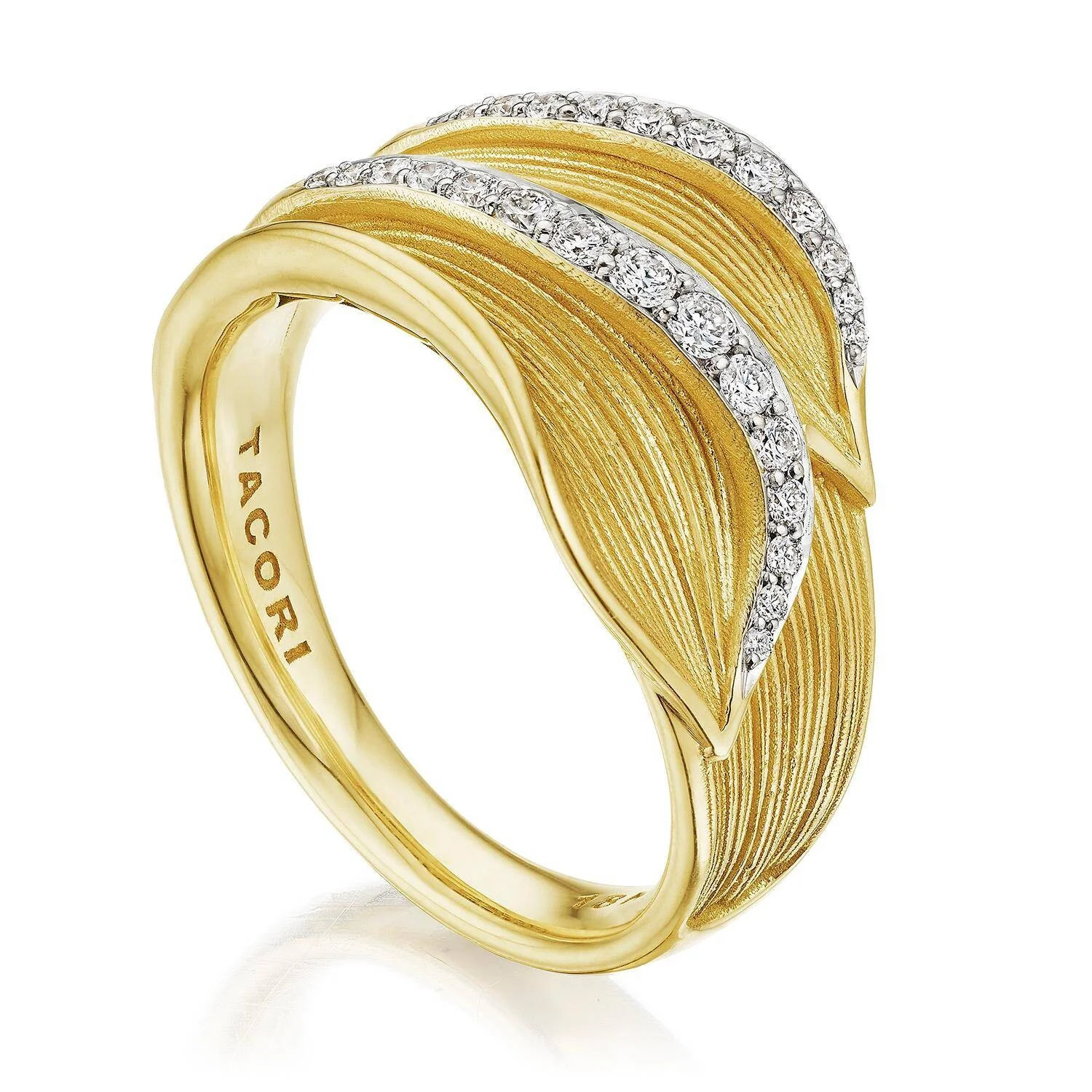 TACORI 18K Dahlia Double Petal Diamond Ring - Image 2