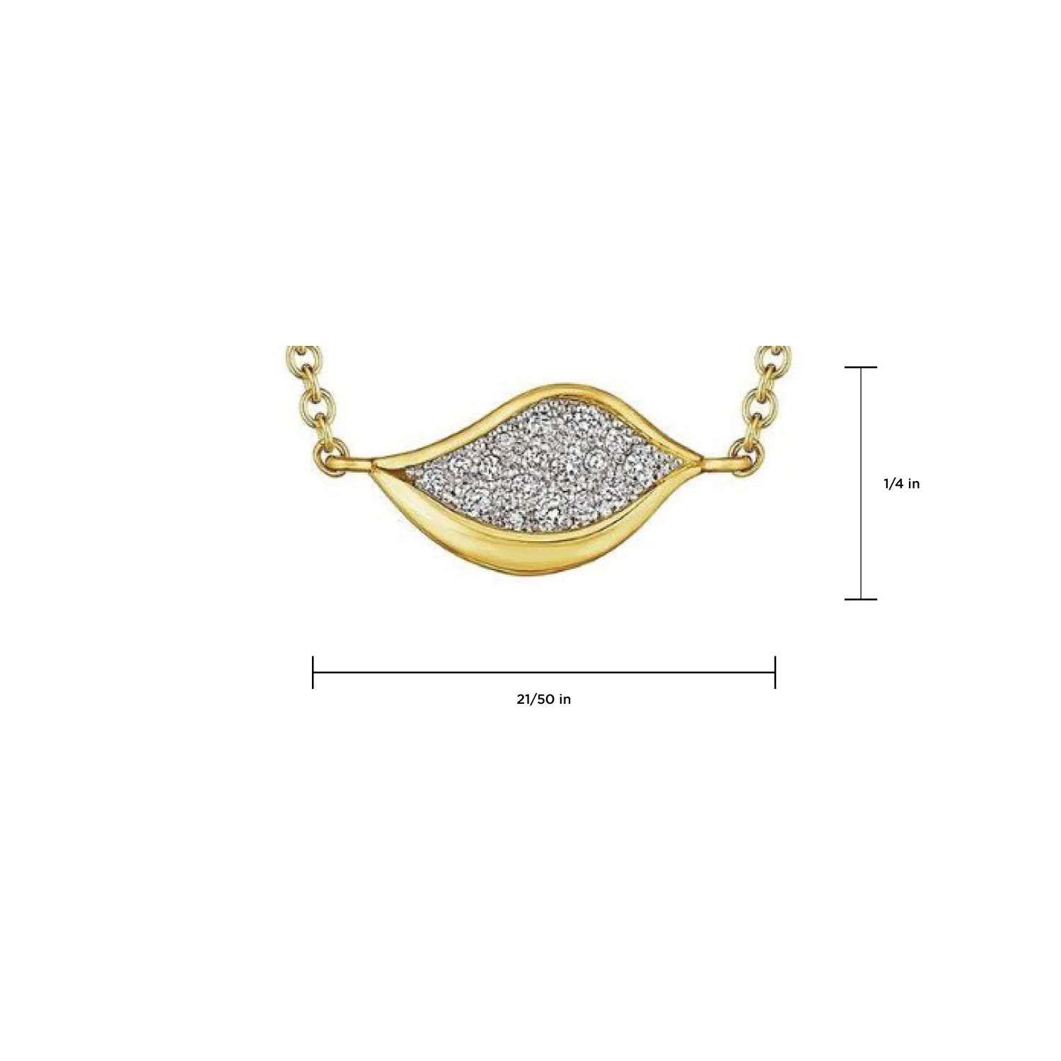 TACORI 18K Dahlia Petal Diamond Pavé Pendant - Image 2