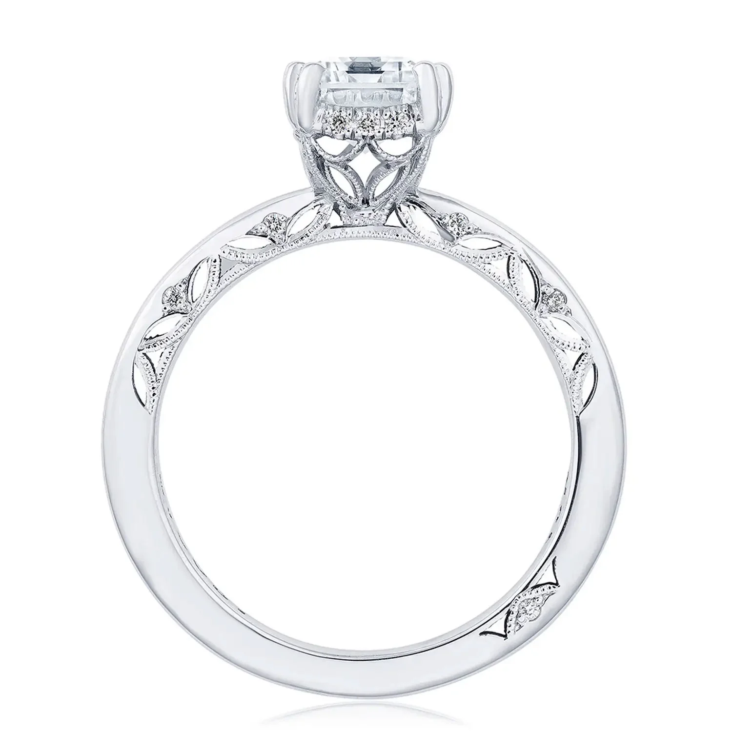 TACORI 18K Dantela Emerald Engagement Ring - Image 3